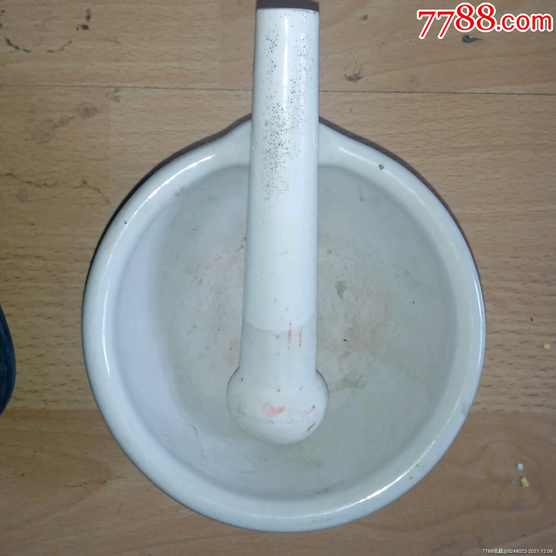 少见带标没怎么用过研磨中药材的白瓷碗中药钵一般地运费15偏远新疆