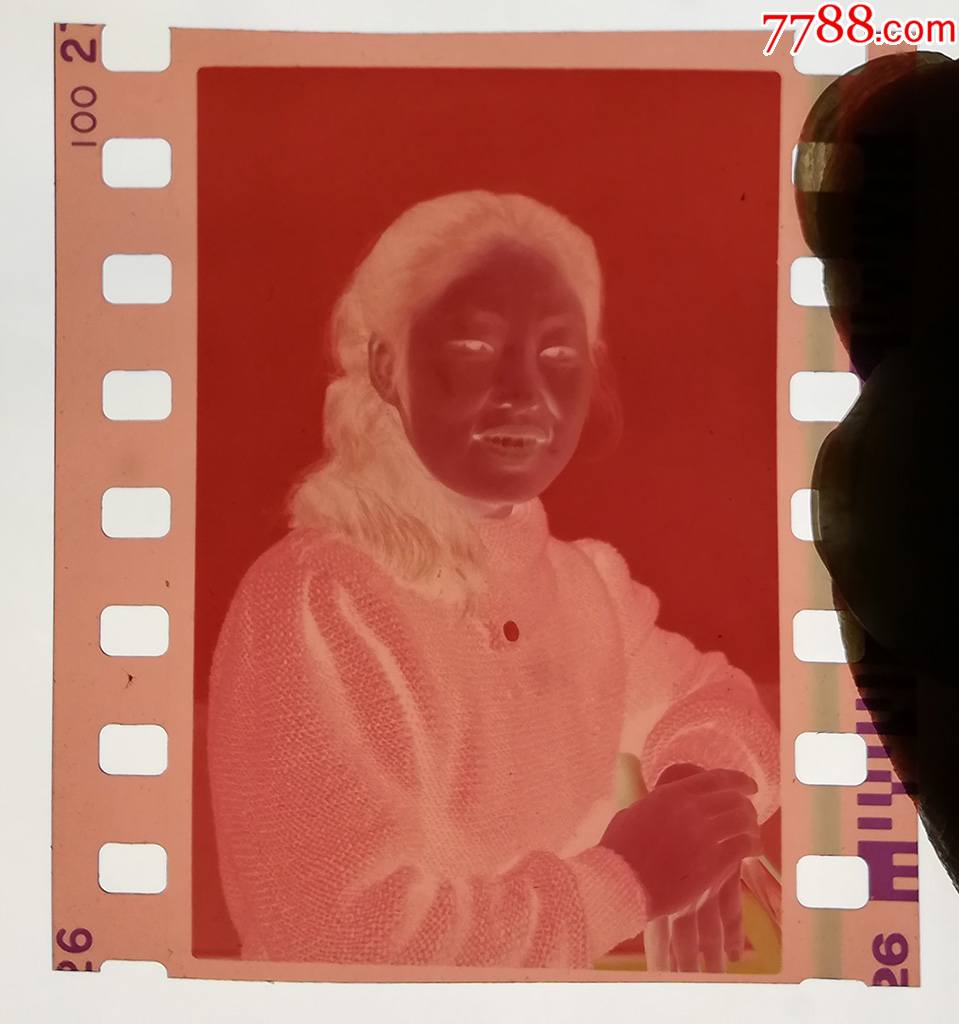 姑娘肖像135彩色老底片