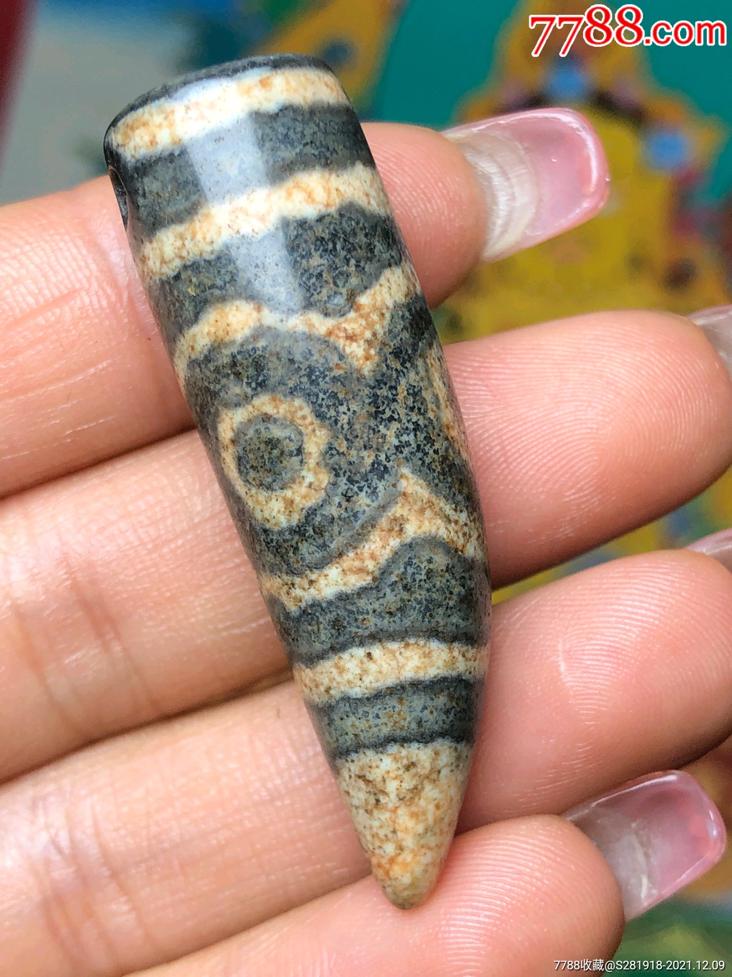 青稞供三眼老天珠