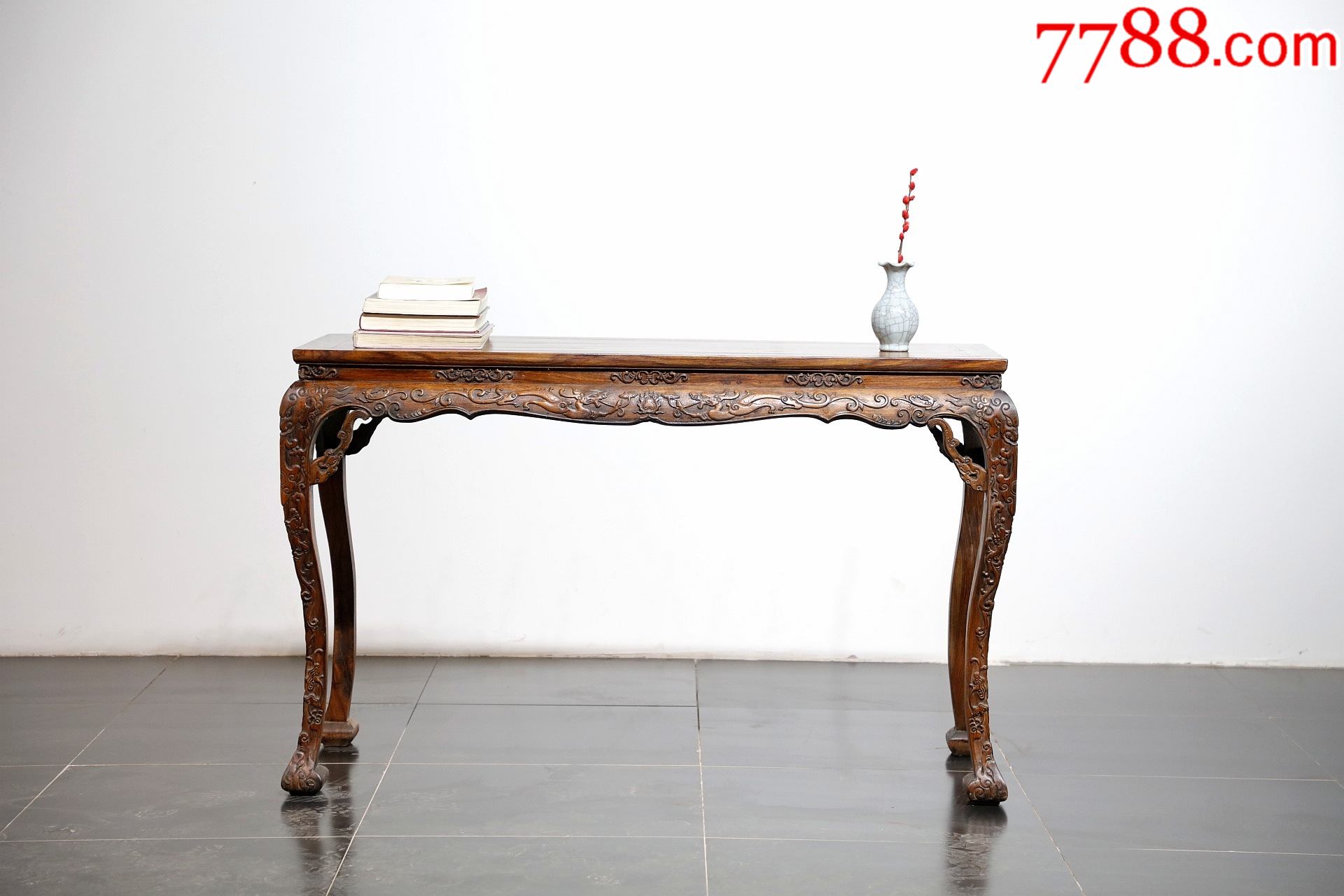 满工书案花梨木