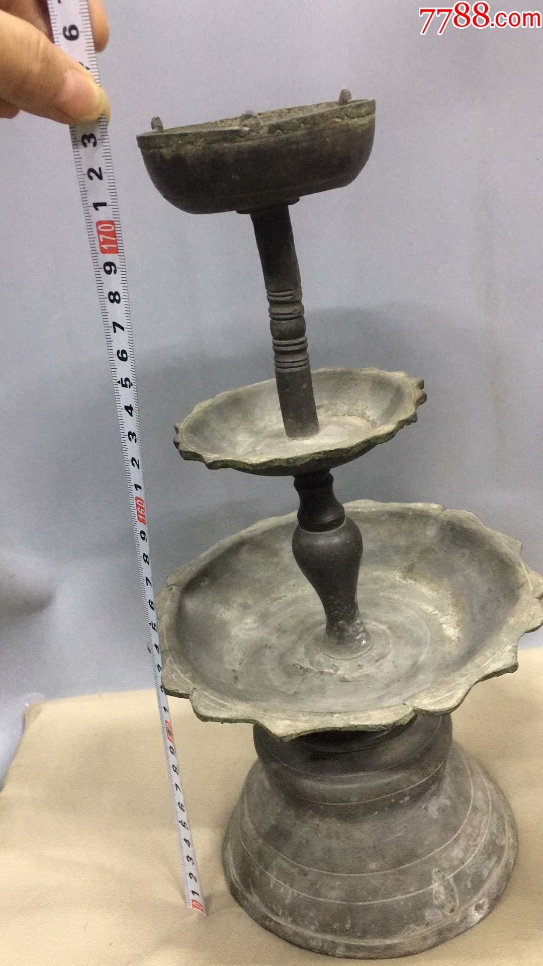 老锡蜡台一只,_价格450元_第1张_7788收藏__收藏热线
