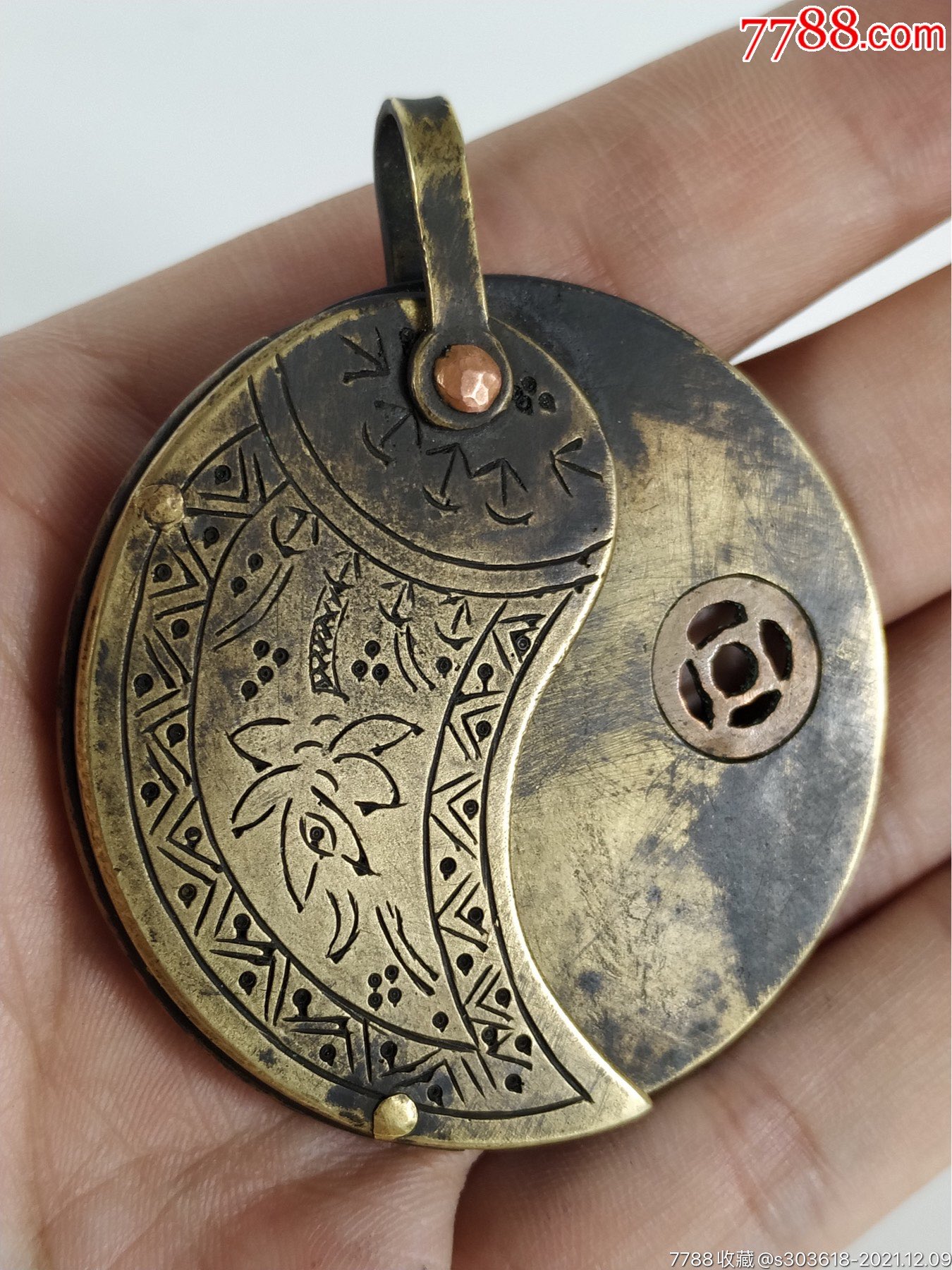 品名民国铜鱼刀