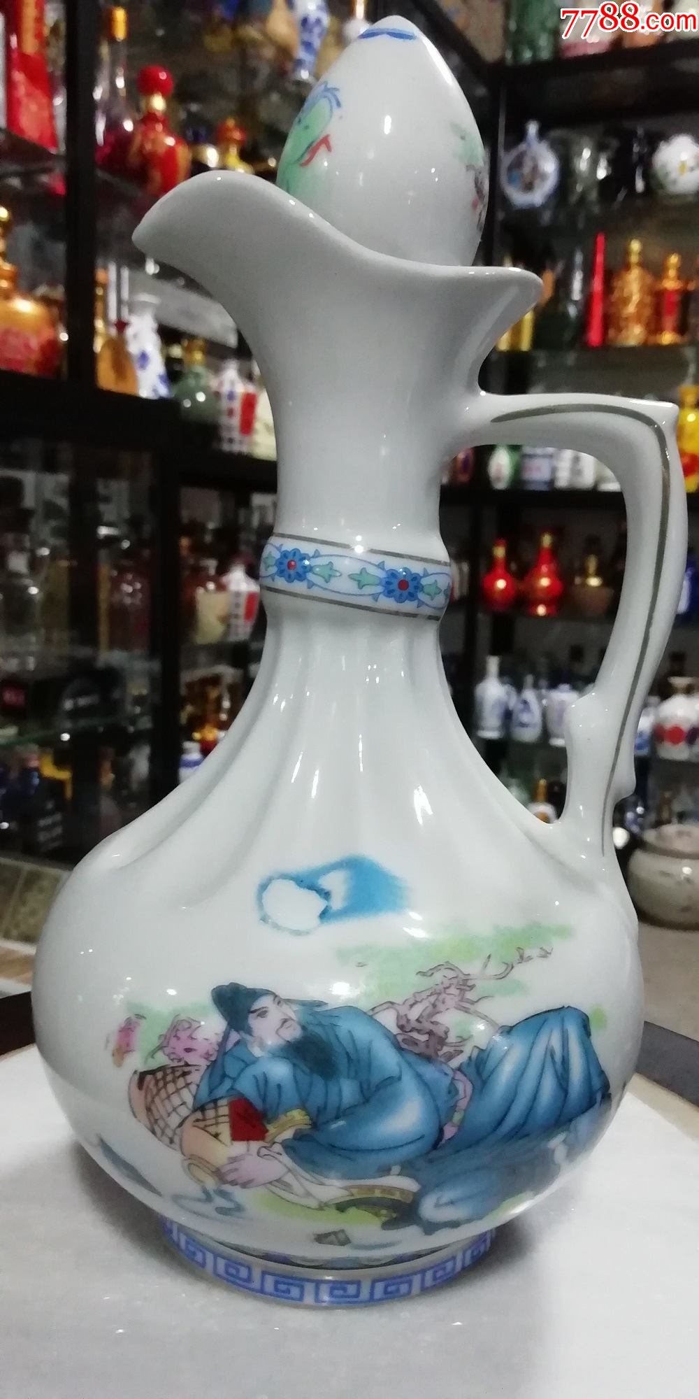 李白醉酒图酒壶1把