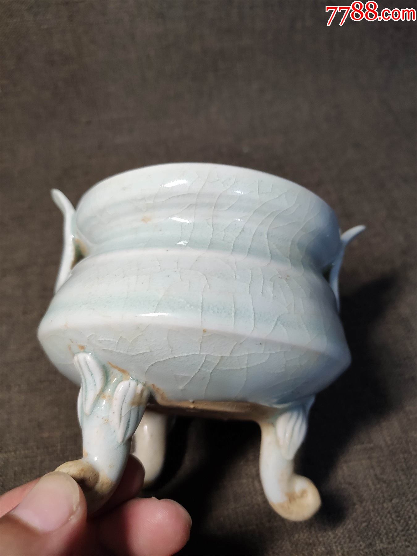 影青香炉_青白瓷/影青瓷_在乡间【7788陶瓷】