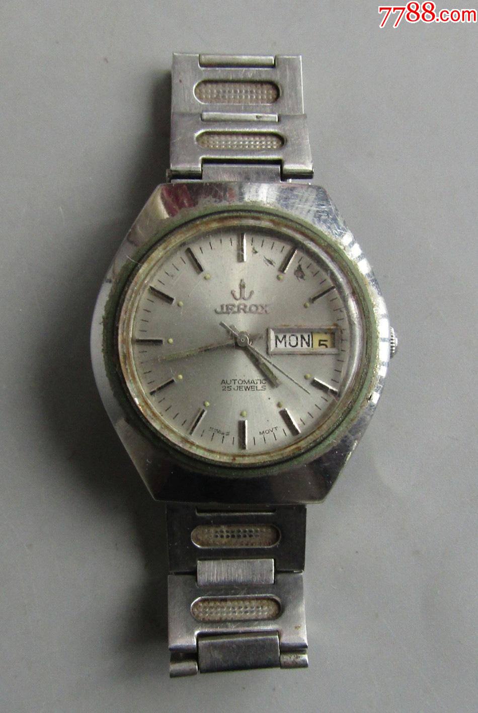 瑞士jerox自动机械古董男表-价格:220元-se84259480-手表/腕表-零售