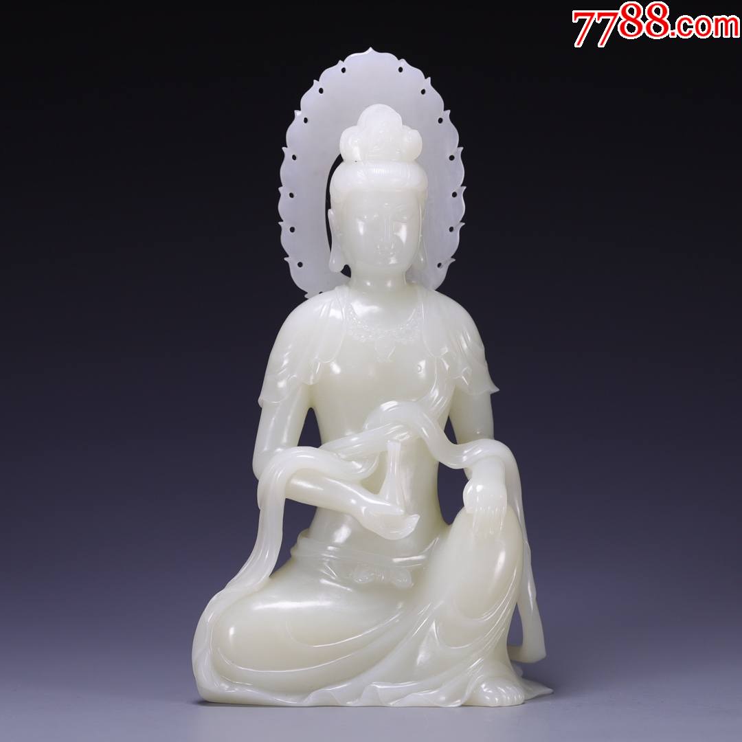 7,2009品99和田白玉籽料瑞兽摆件纸镇