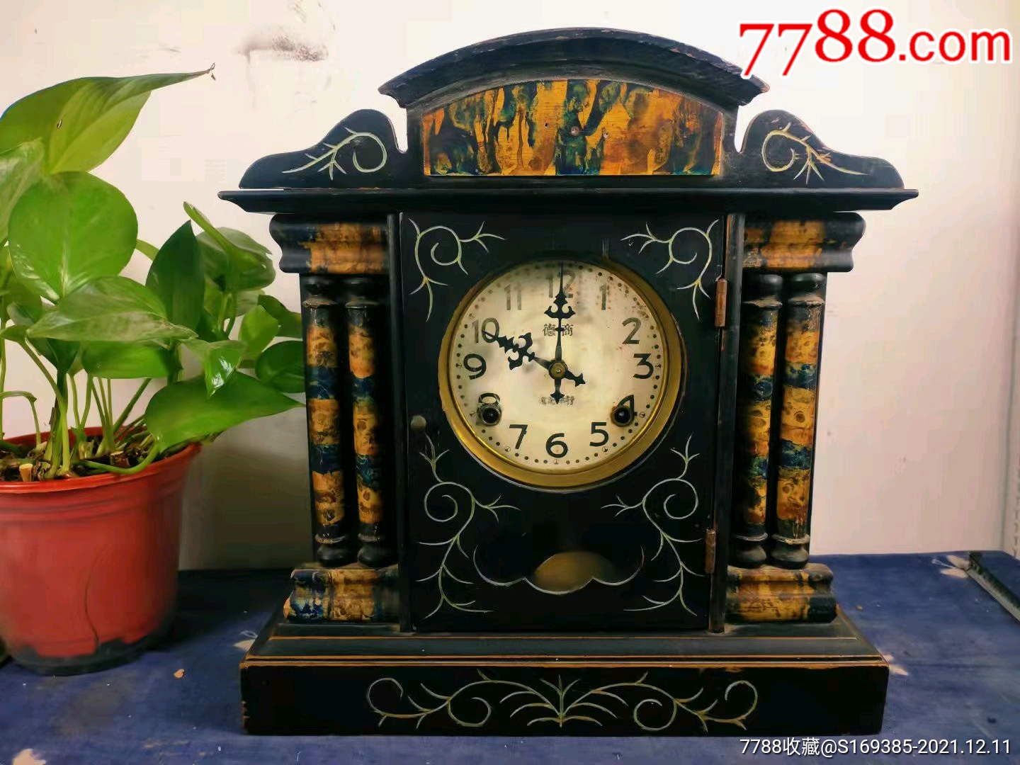 德商远记洋行座钟,_座钟/落地钟_交易古家具【7788收藏__收藏热线】