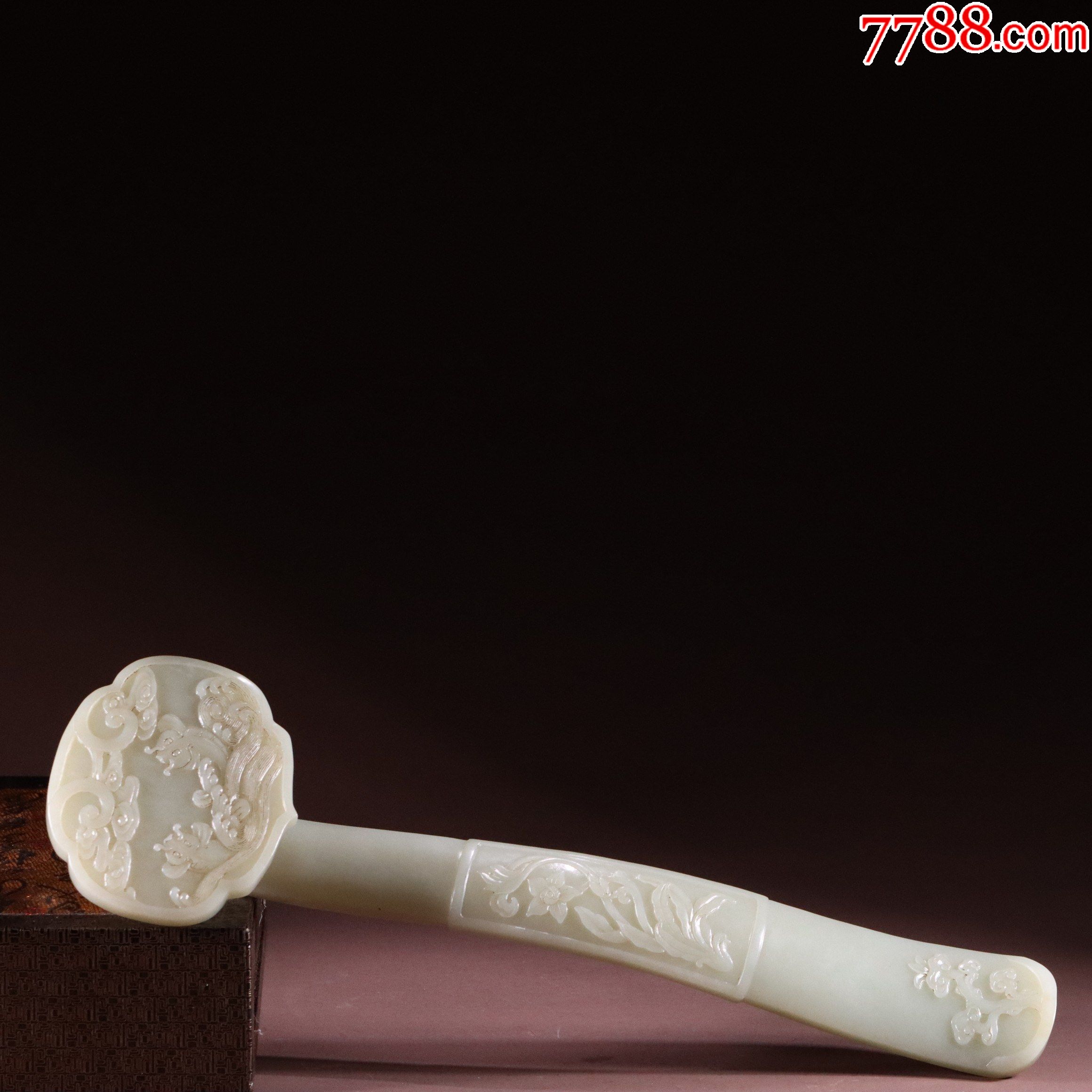 和田玉年年有余如意摆件_价格32000元_第1张_7788收藏__收藏热线