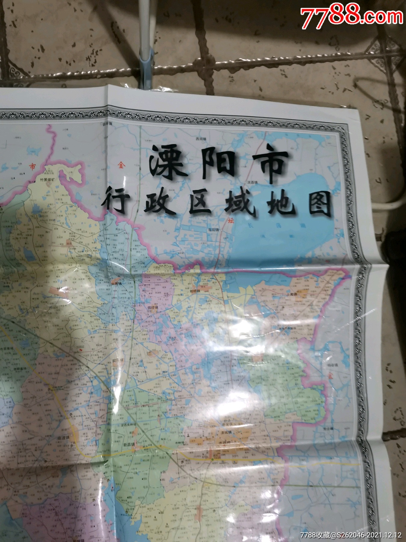 溧阳市行政区域地图