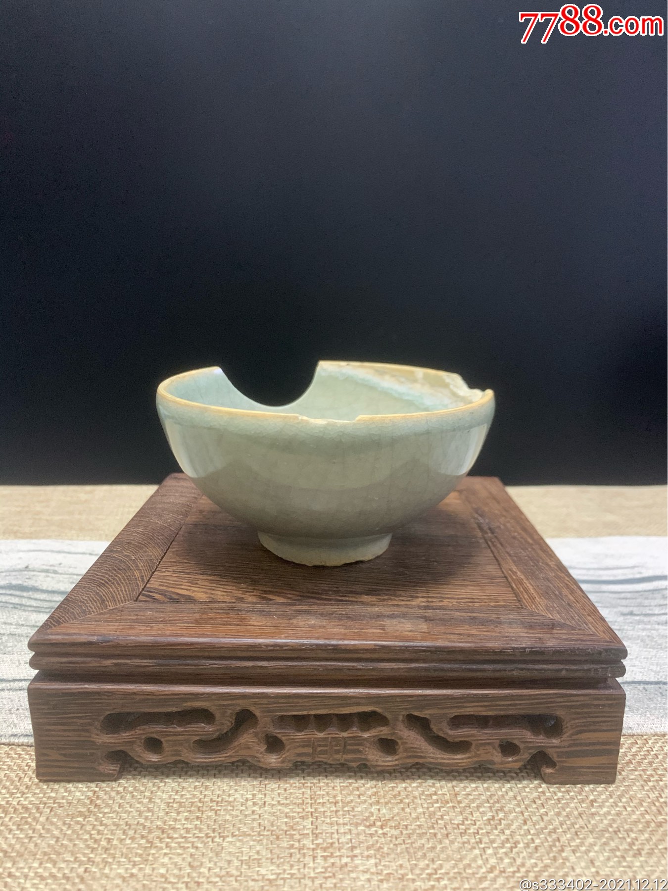 宋龙泉芒口杯-价格:1800元-se84289700-瓷片-零售-7788收藏__收藏热线