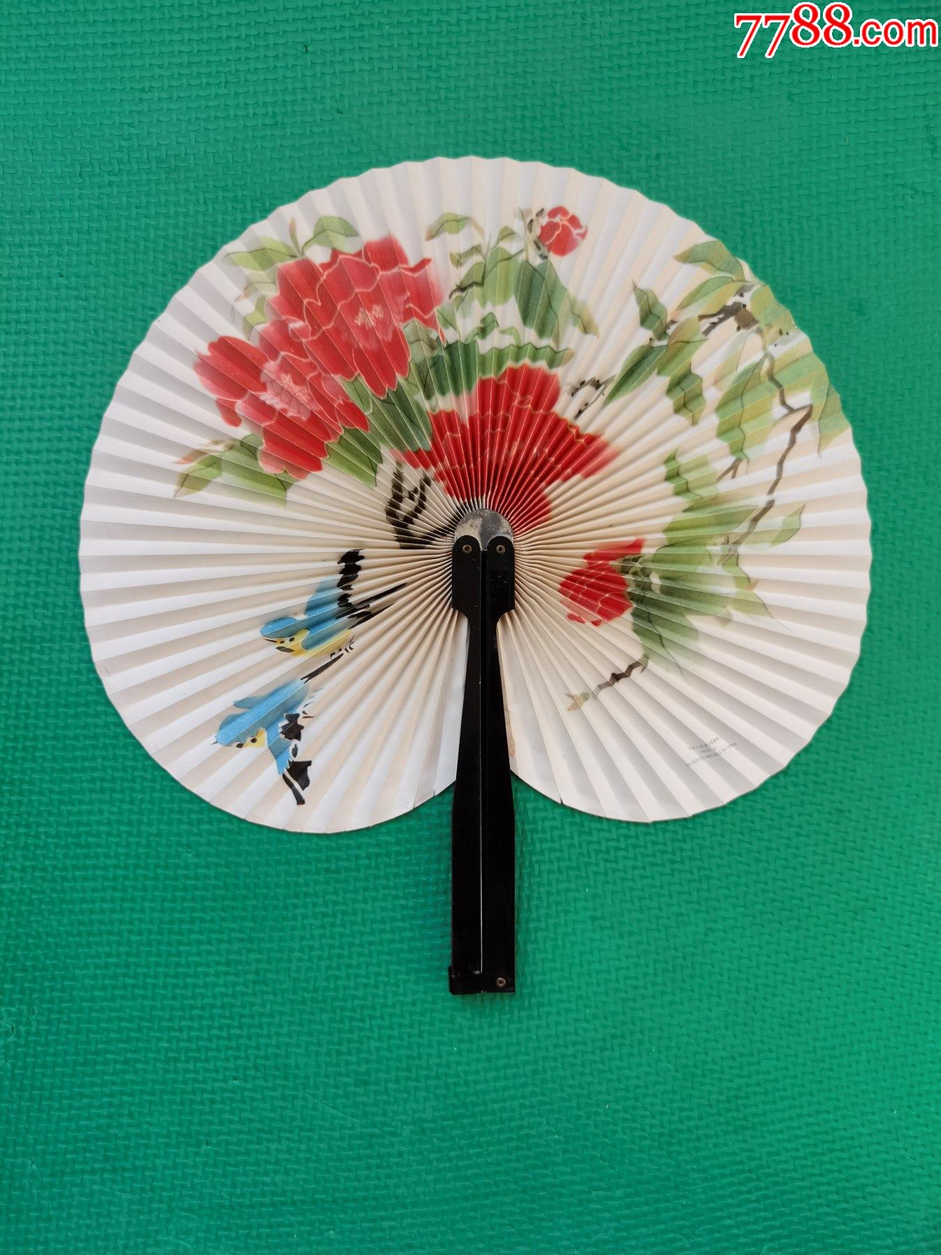 中国出口折叠团扇扇