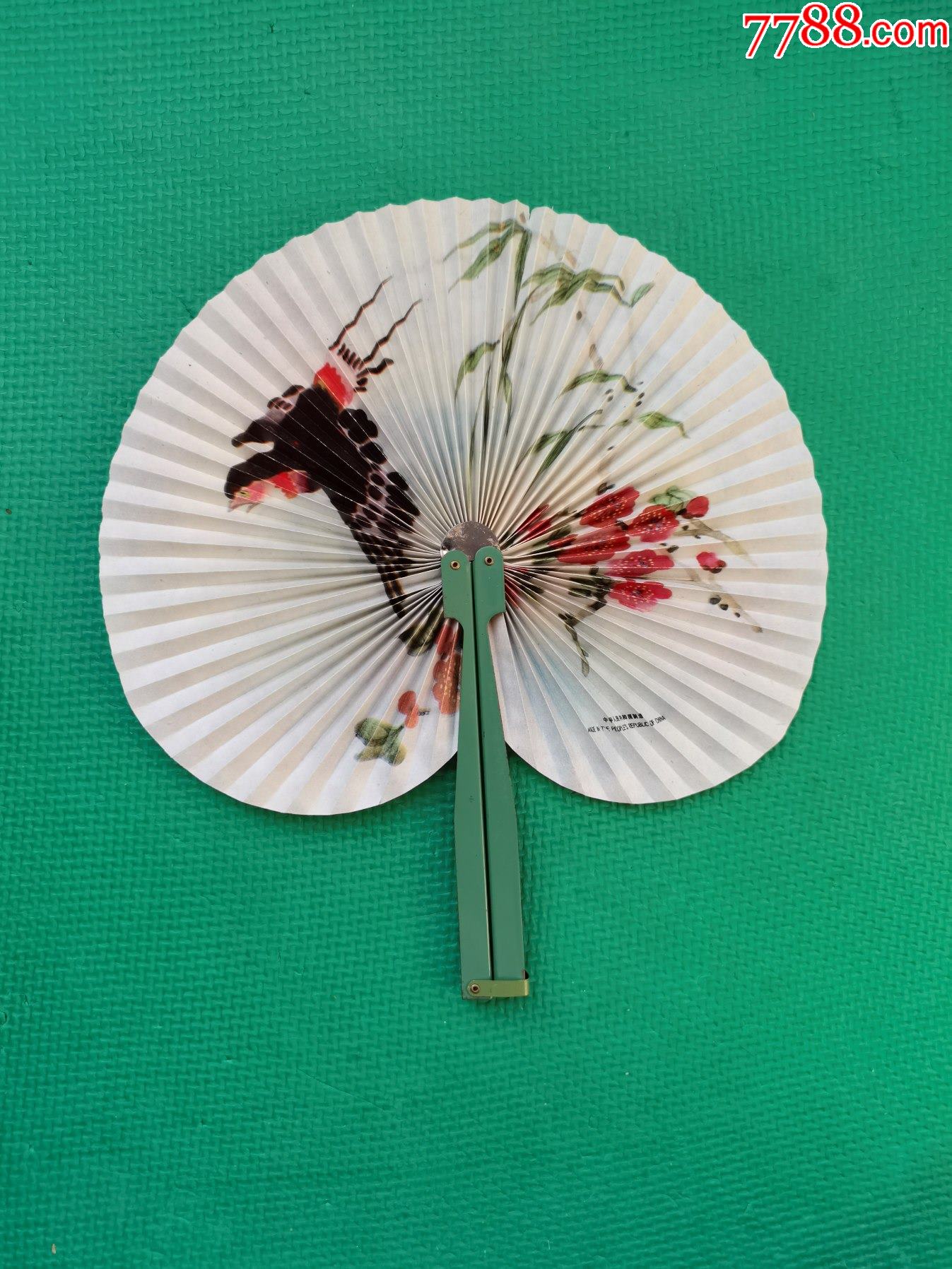中国出口折叠团扇扇