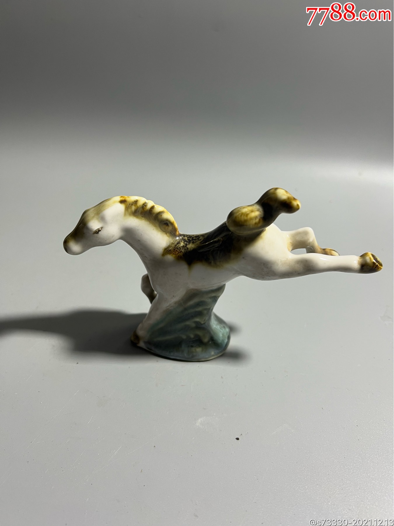 80年代左右,美陶小奔马一只_雕塑瓷/瓷雕_专注寡妇二十年【7788收藏