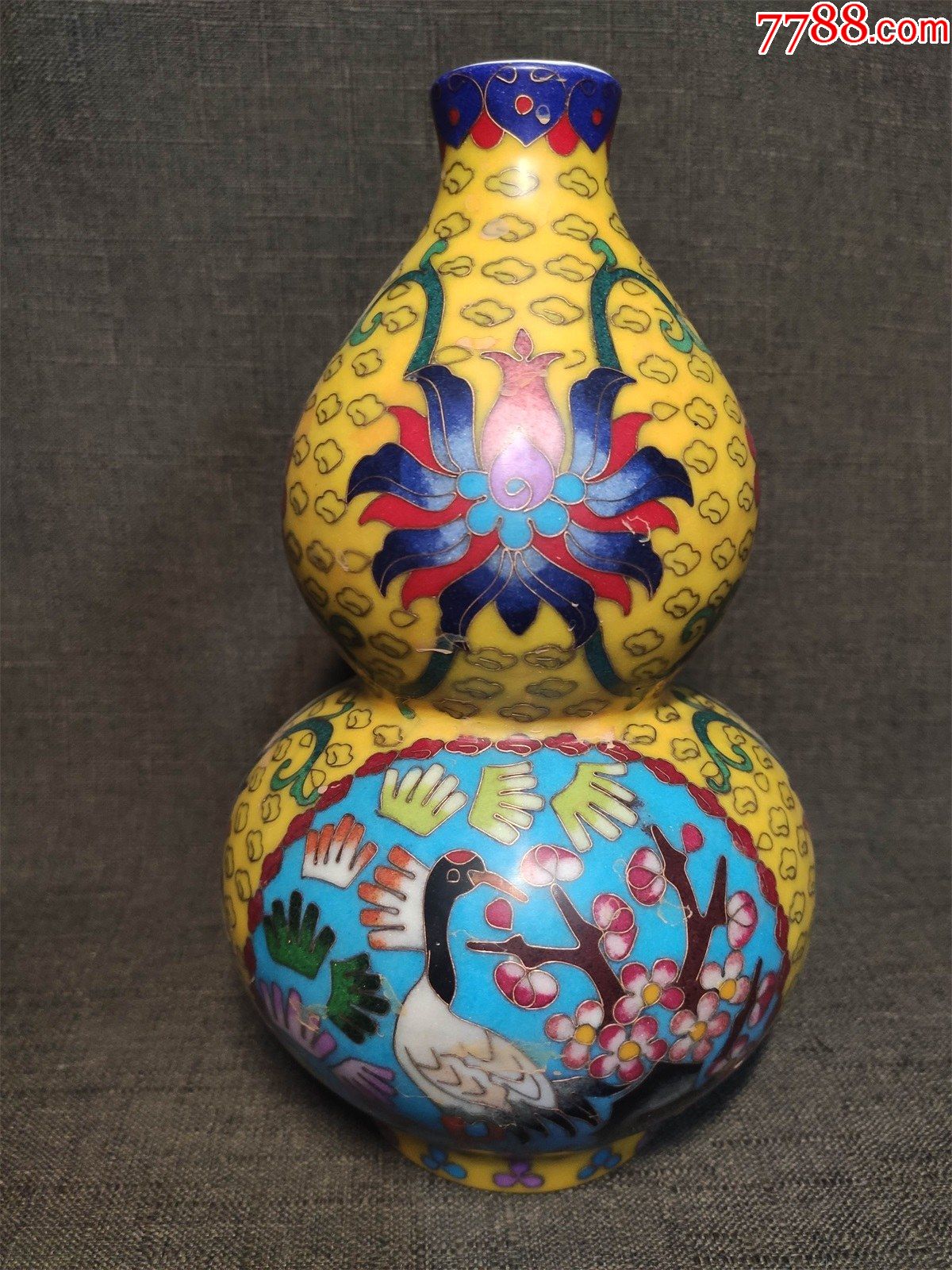 成化款景泰蓝葫芦瓶-价格:800元-se84303360-景泰蓝/珐琅-零售-7788