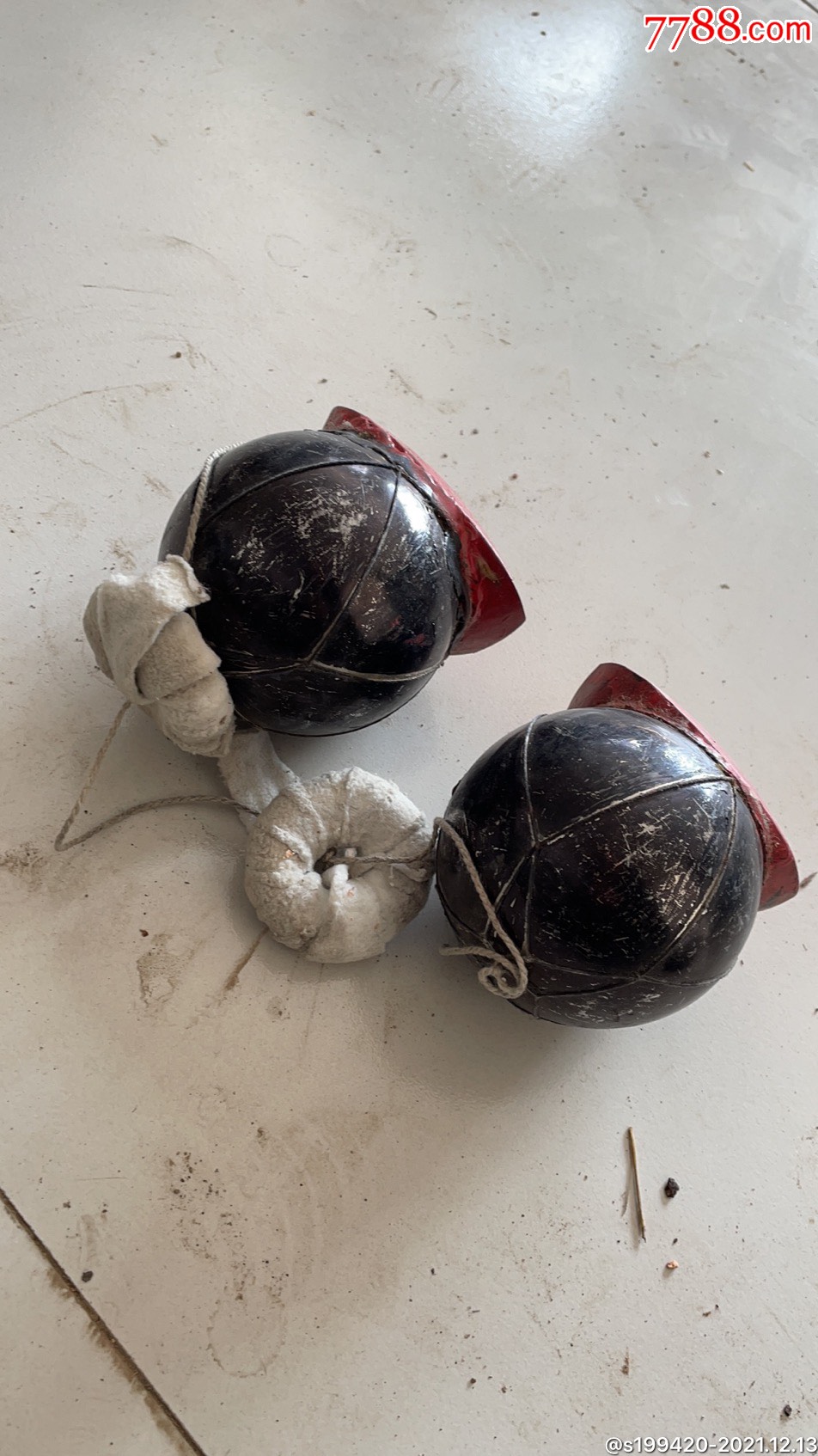 大户人家用的风筝哨一对尺寸品相如图保存完好稀缺品展馆收藏摆设