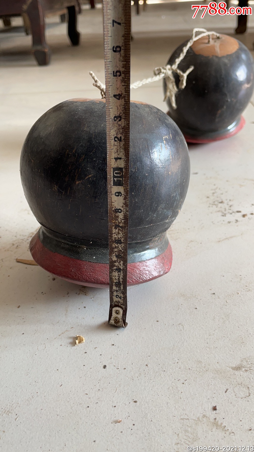 大户人家用的风筝哨一对尺寸品相如图保存完好稀缺品展馆收藏摆设