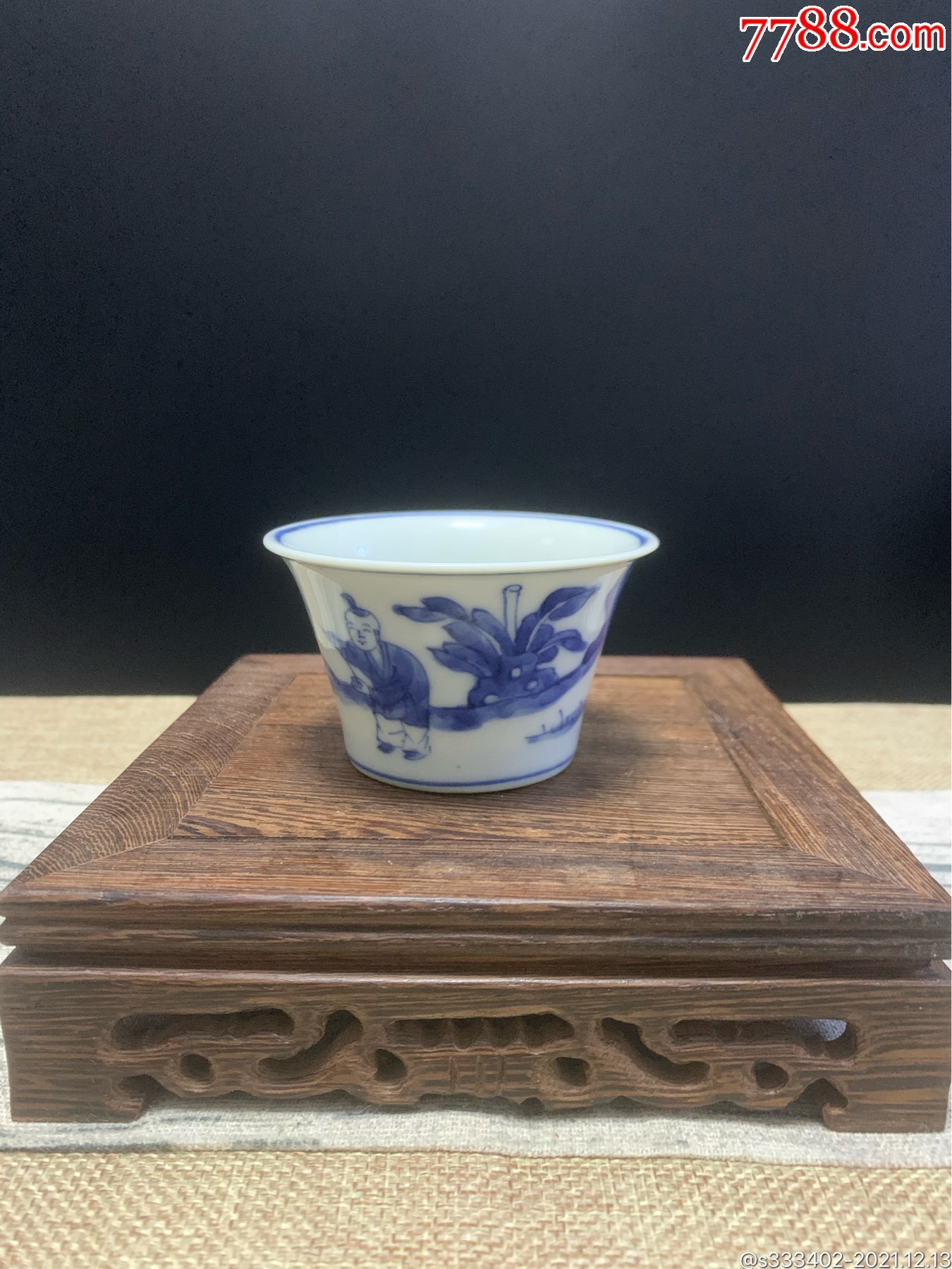 5品￥18,00099清代青花笔筒9.5品￥4,60099清青花杯9.5品