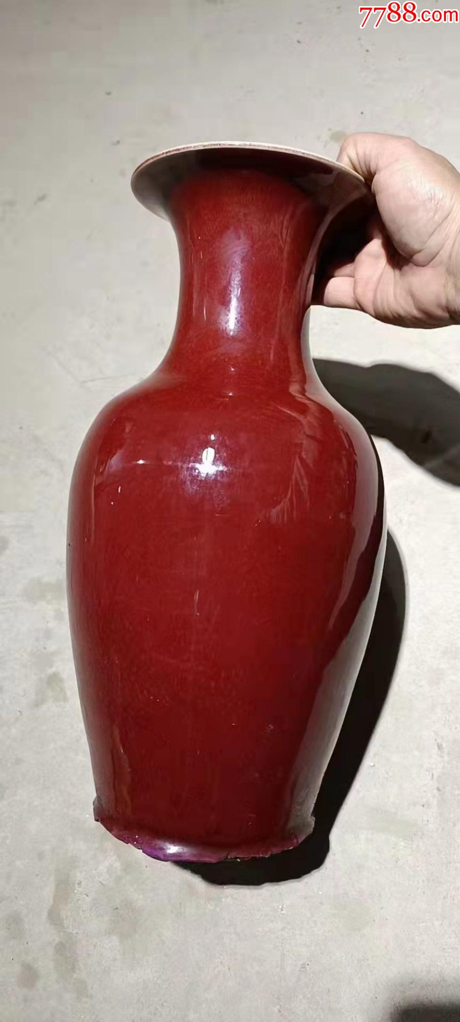 红釉瓶-价格:3200元-se84312053-红釉瓷-零售-7788收藏__收藏热线