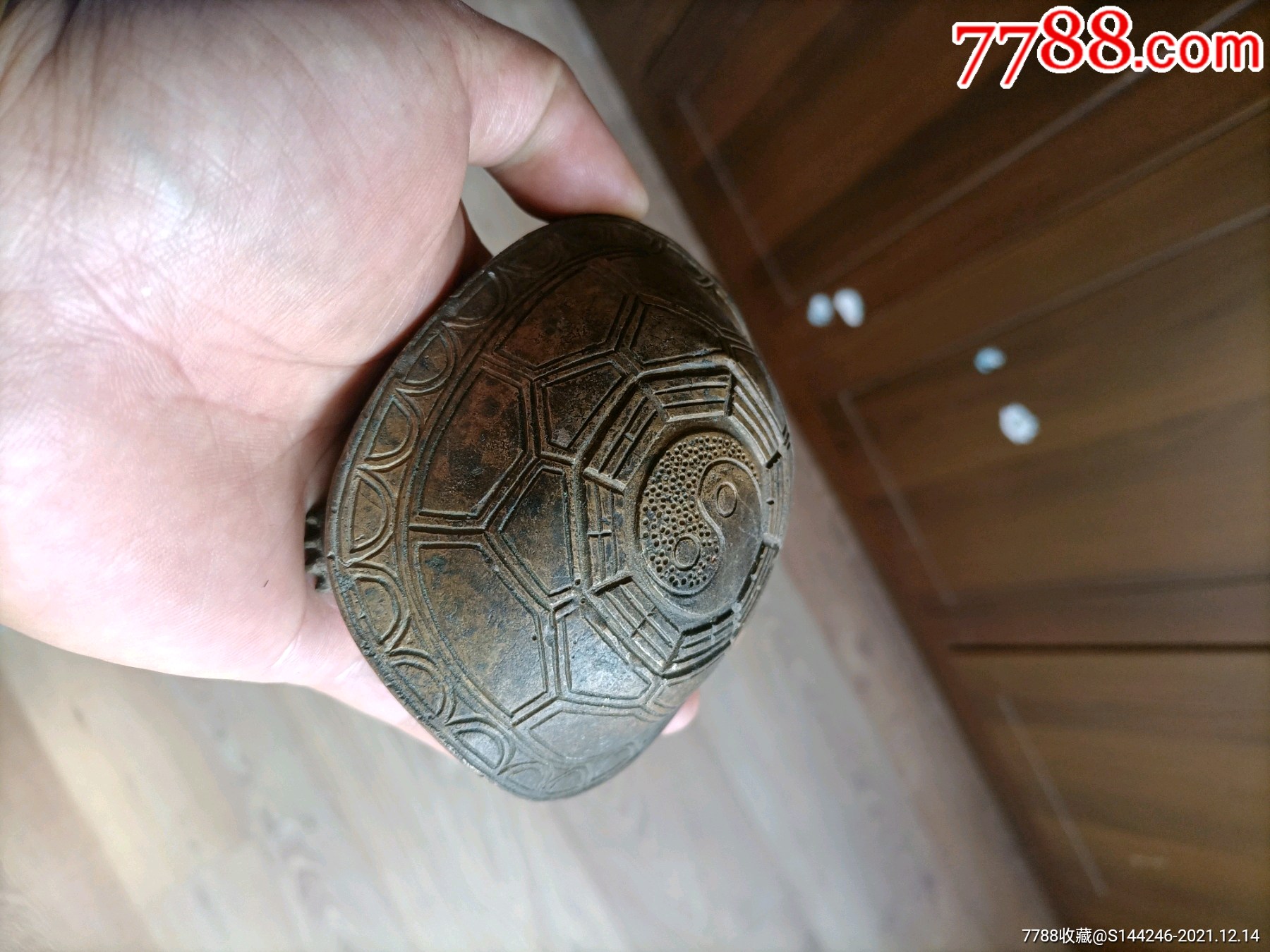 晚清民国道教占卜铜龟壳-价格:260元-se84325127-铜