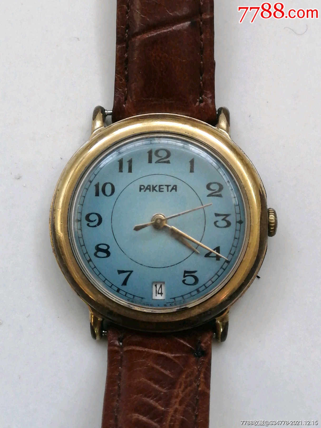 民国进口溜金蓝盘表_手表/腕表_第1张_7788钟表收藏