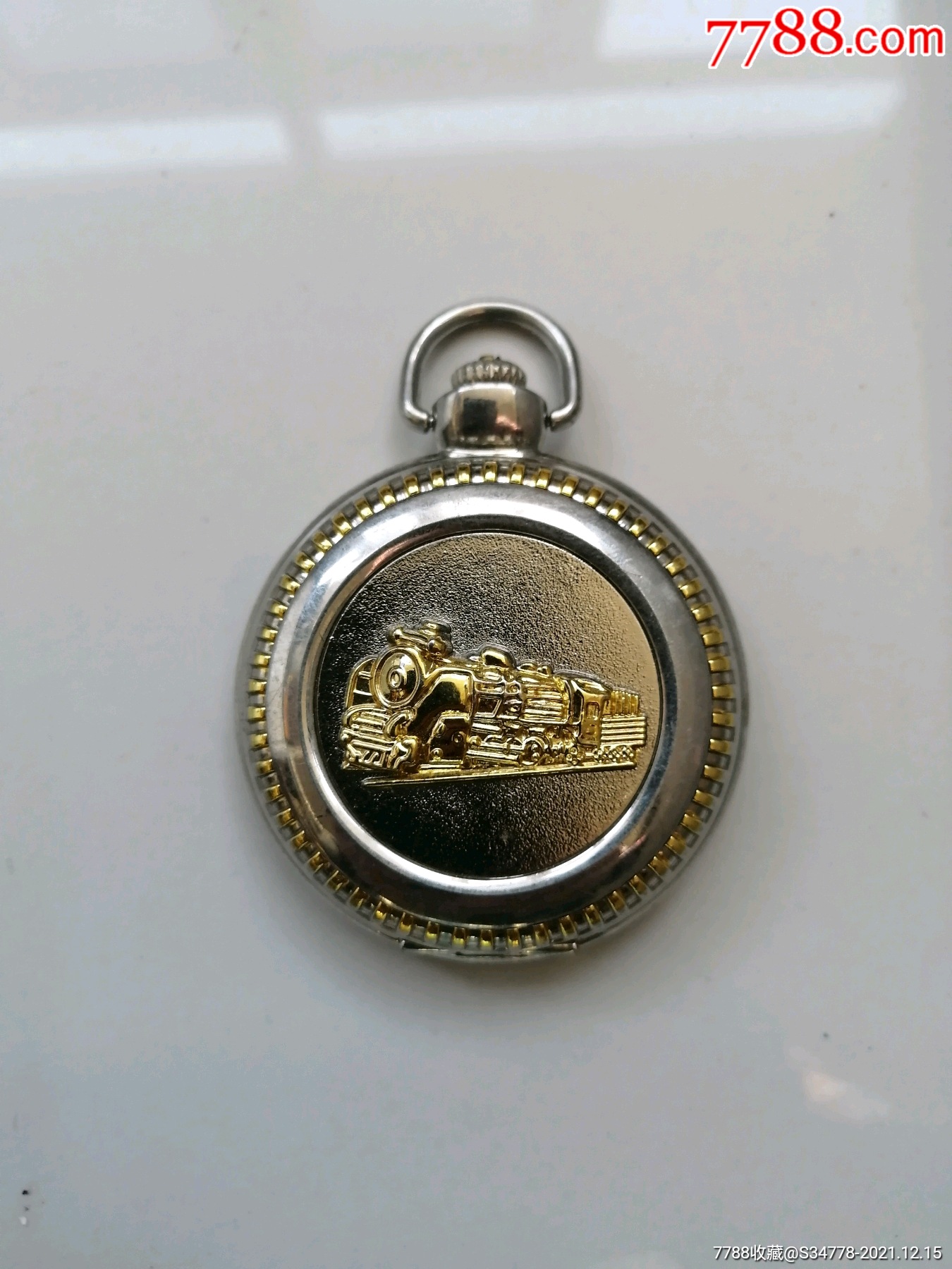 电池火车头怀表