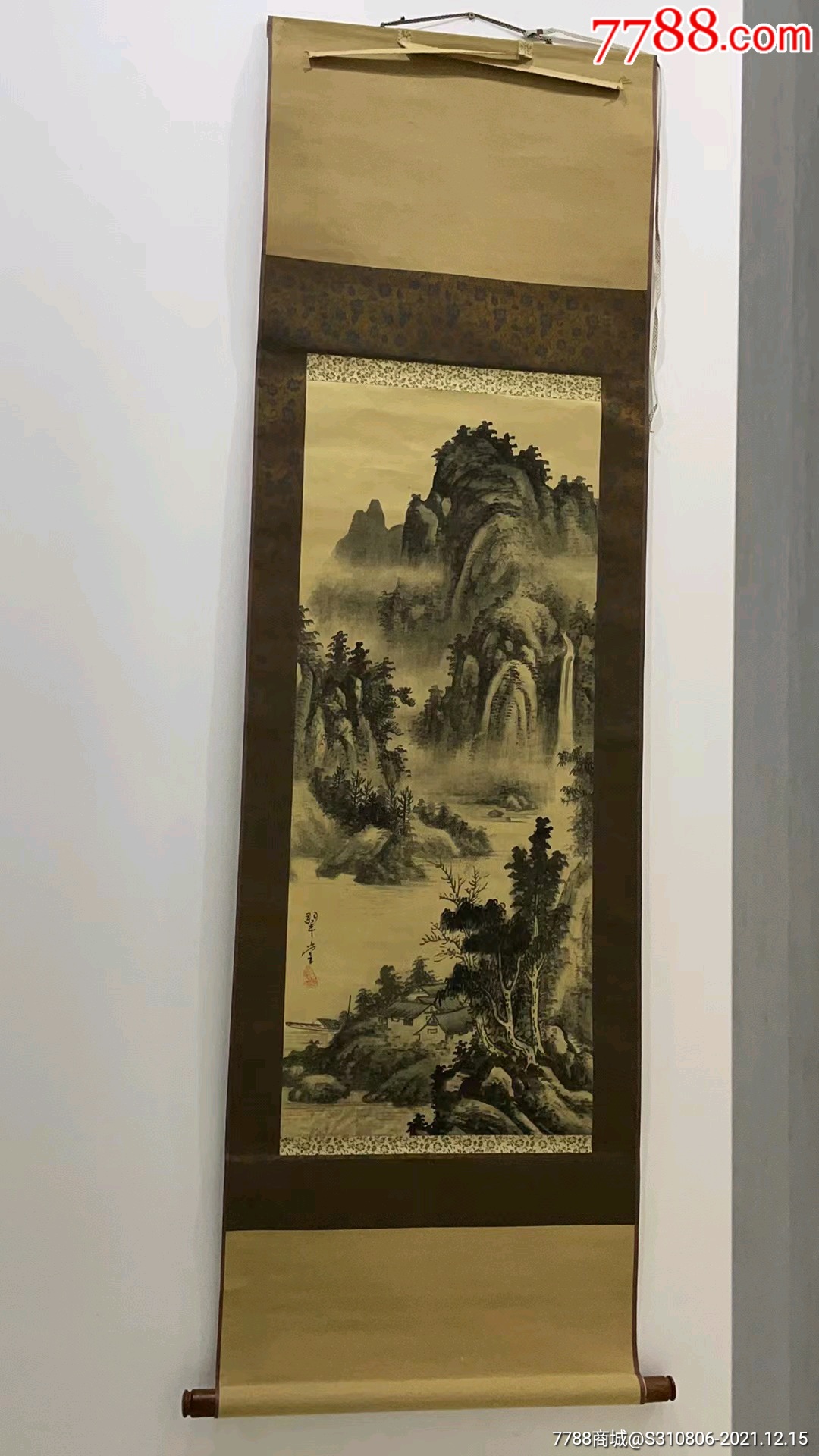 回流日本老画山水_山水国画原作_回流古玩瓷器【7788收藏__收藏热线】