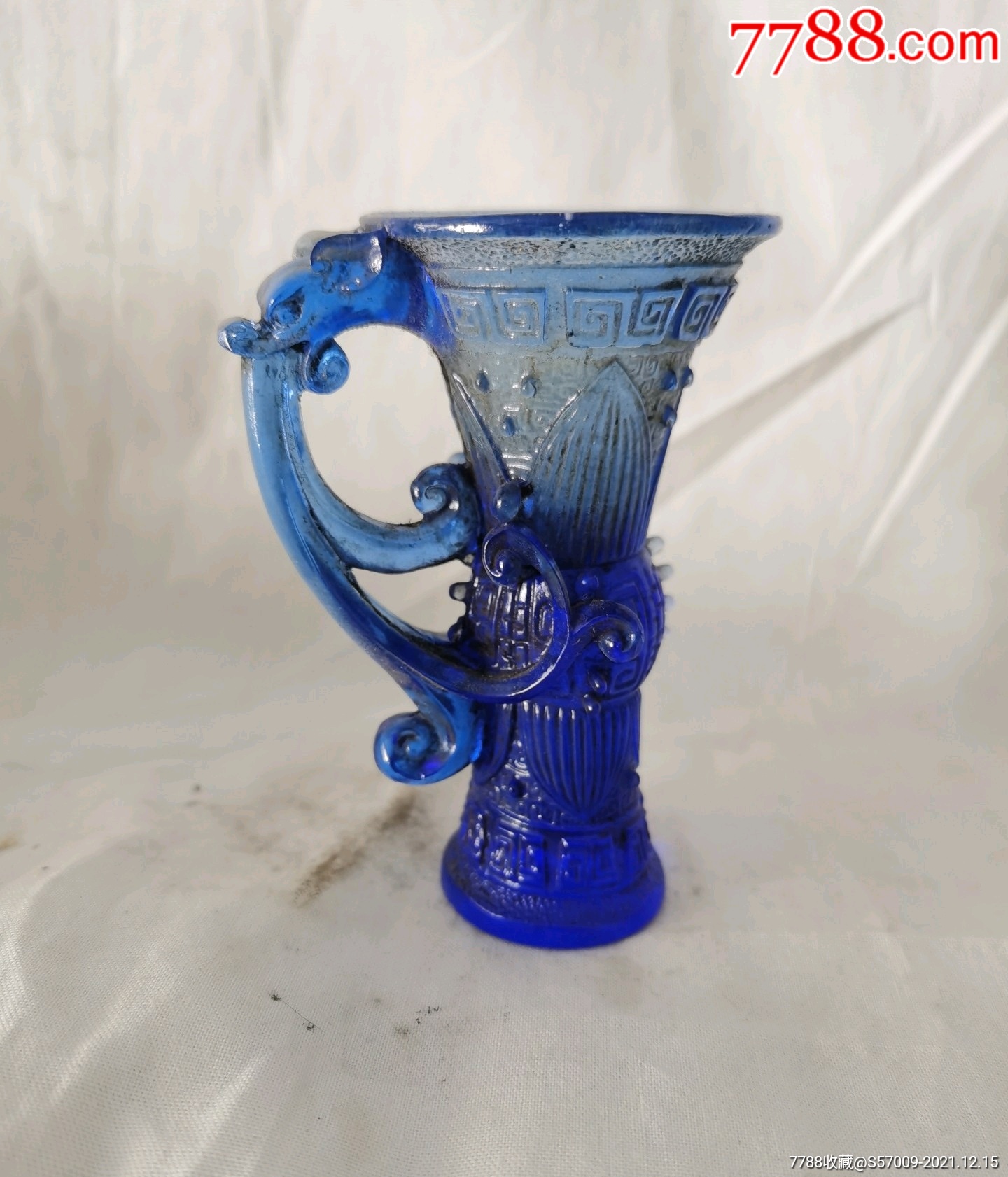 民国时期精美漂亮的琉璃杯