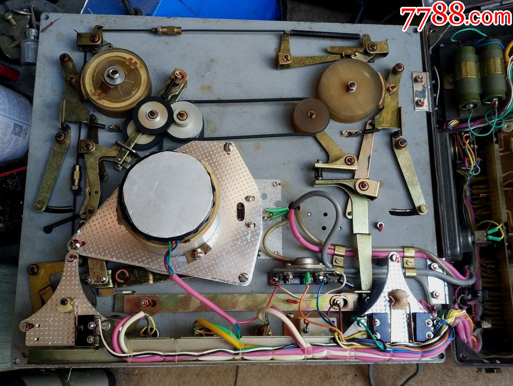 老电唱机开盘机ly321开盘录音机上海录音器材厂