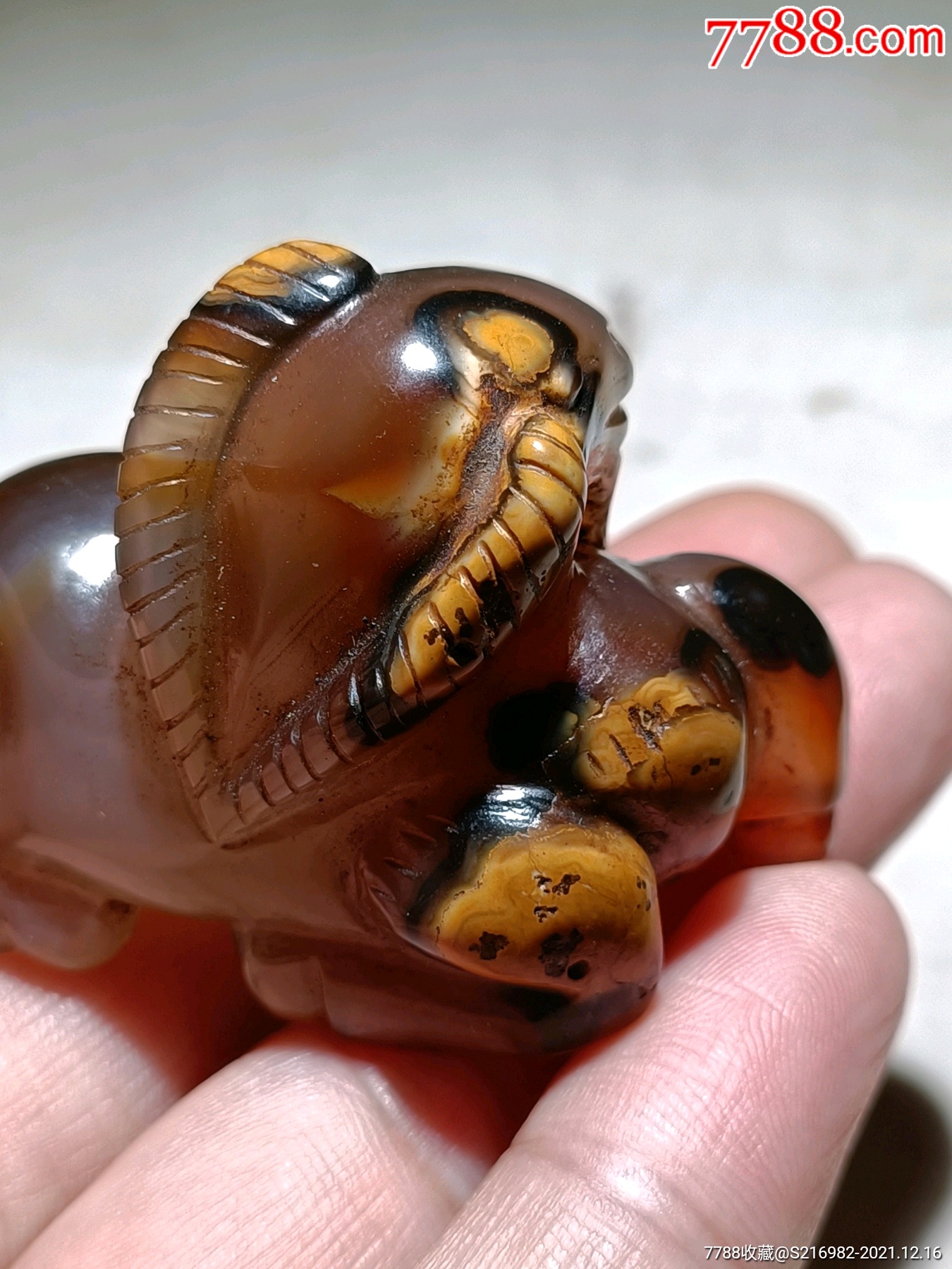 辽金时期玛瑙小动物