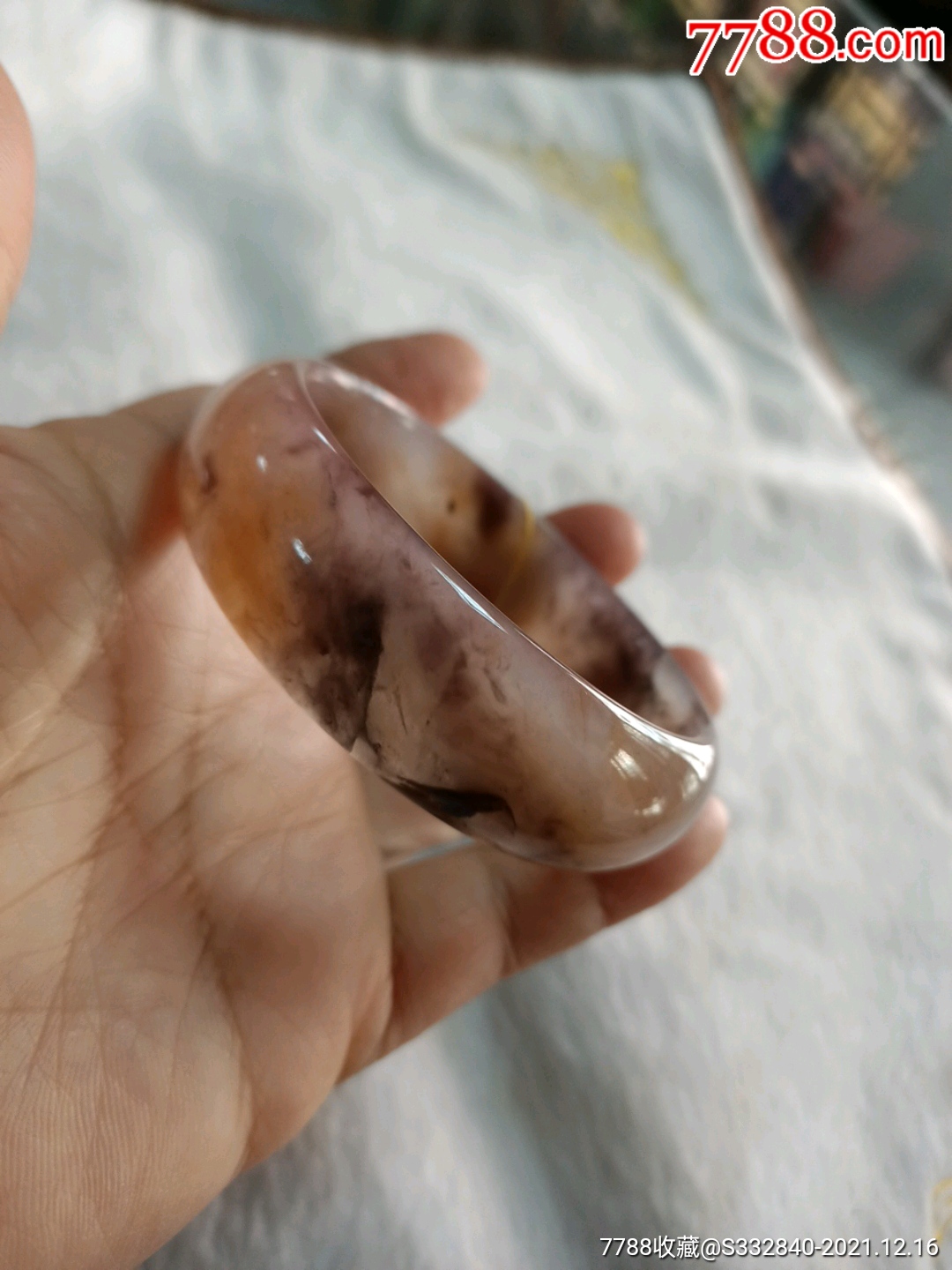 新疆戈壁彩玉手镯