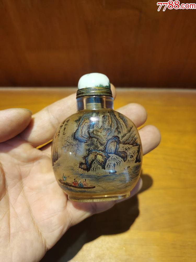 精品文玩清代内画老鼻烟壶