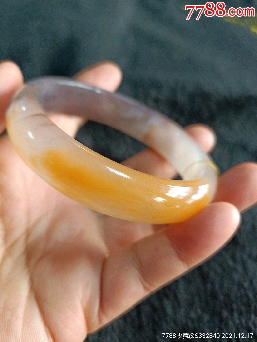 新疆戈壁彩玉手镯