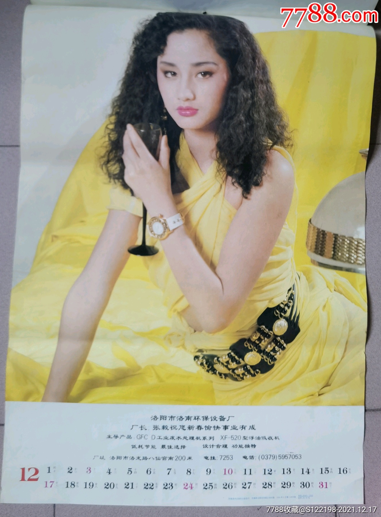 1995年风华正茂美女挂历