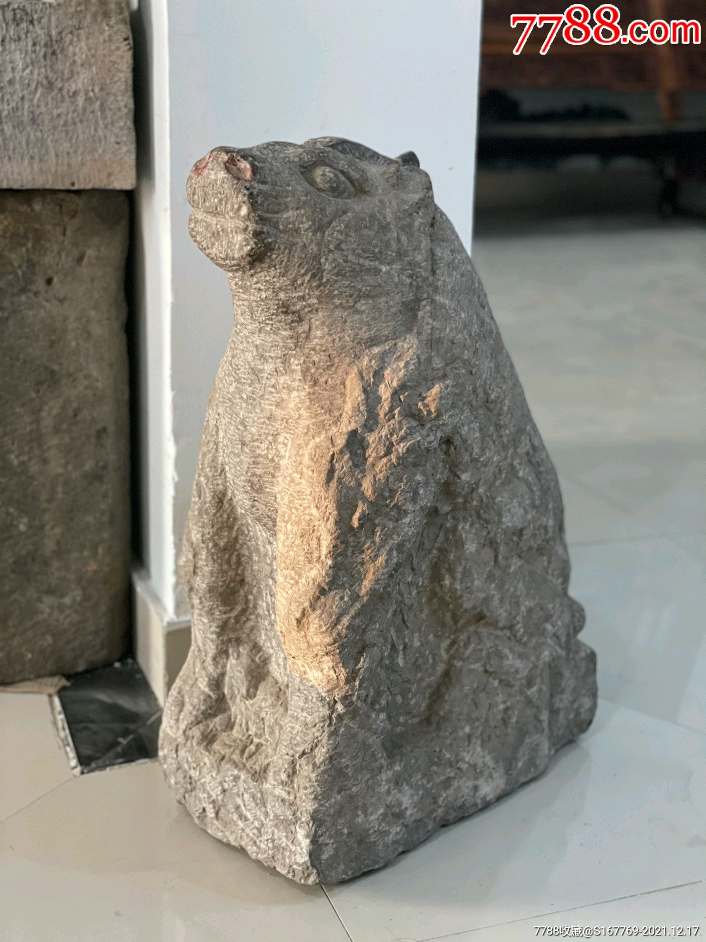 宋代青石独角兽全品包老