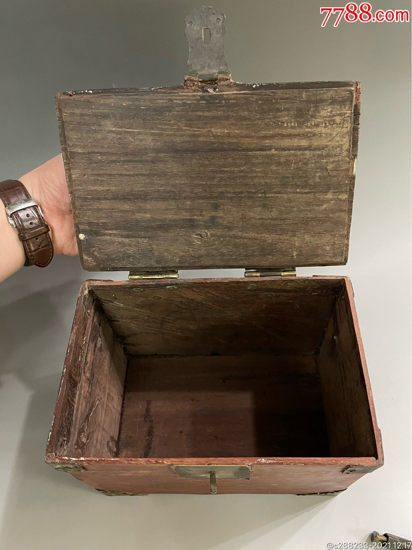 清代酸枝木百宝箱-价格:2800元-se84385808-木盒/木匣-零售-7788集邮