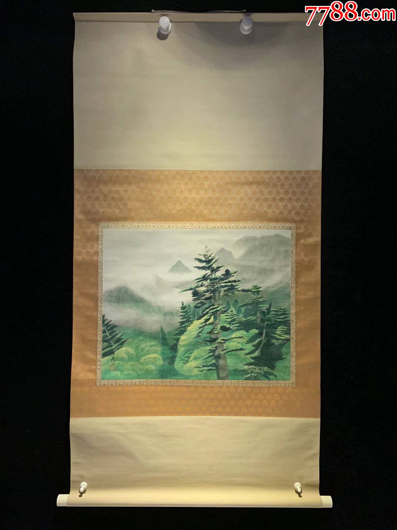 日本回流字画加藤美代三山水4158纸本书画挂轴真迹收藏-价格:650元-se84393831-山水国画原作-零售-7788收藏__收藏热线