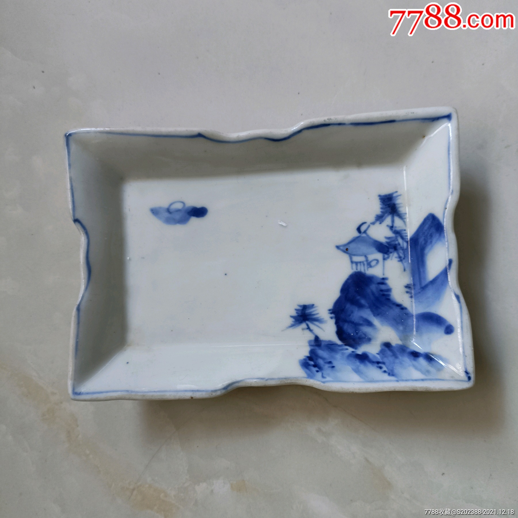 老青花方盘-价格:180元-se84394930-青花瓷-零售-7788收藏__收藏热线