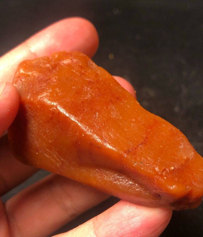 69克寿山坑头田,寿山石,年代不详,田黄石,籽料/原料,其他造型,3—5