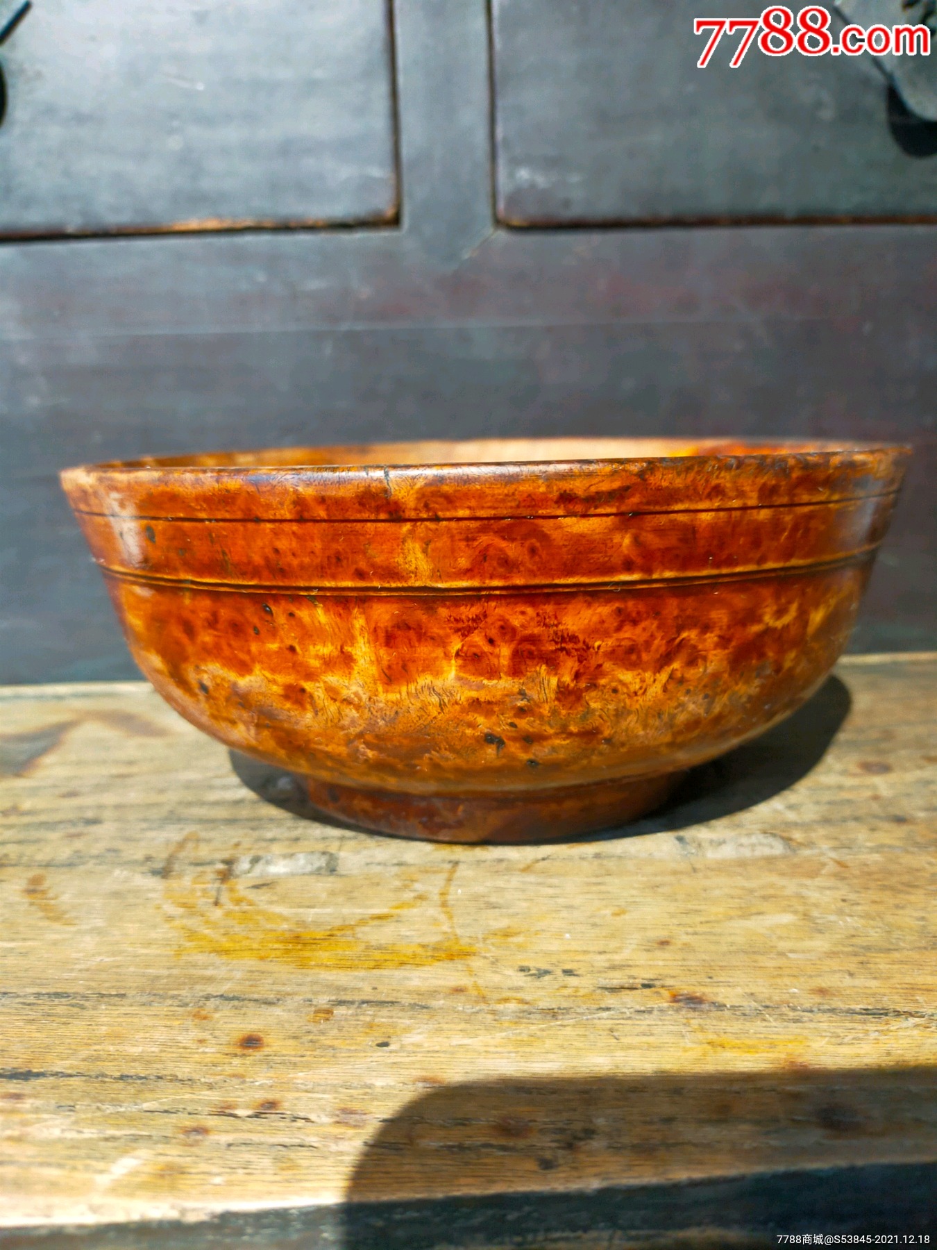 清代藏区樱木碗