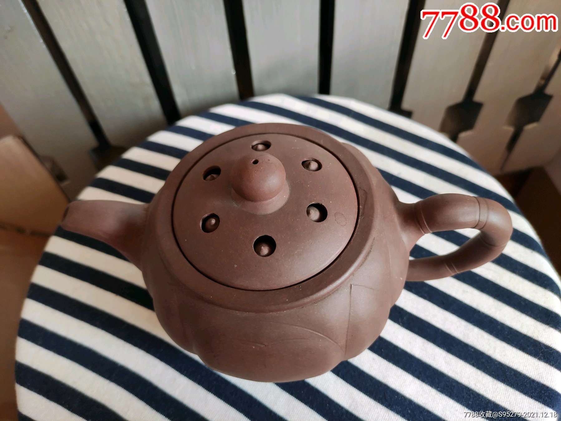 老紫砂壶莲子紫砂壶_紫砂壶_第3张_7788钱币网