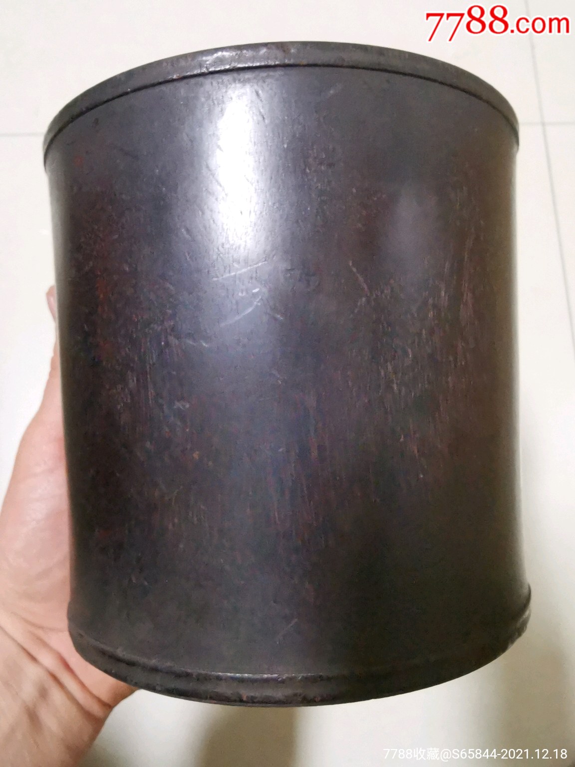 清代红木大笔筒-价格:2600元-se84410930-其他木制用品-零售-7788木艺