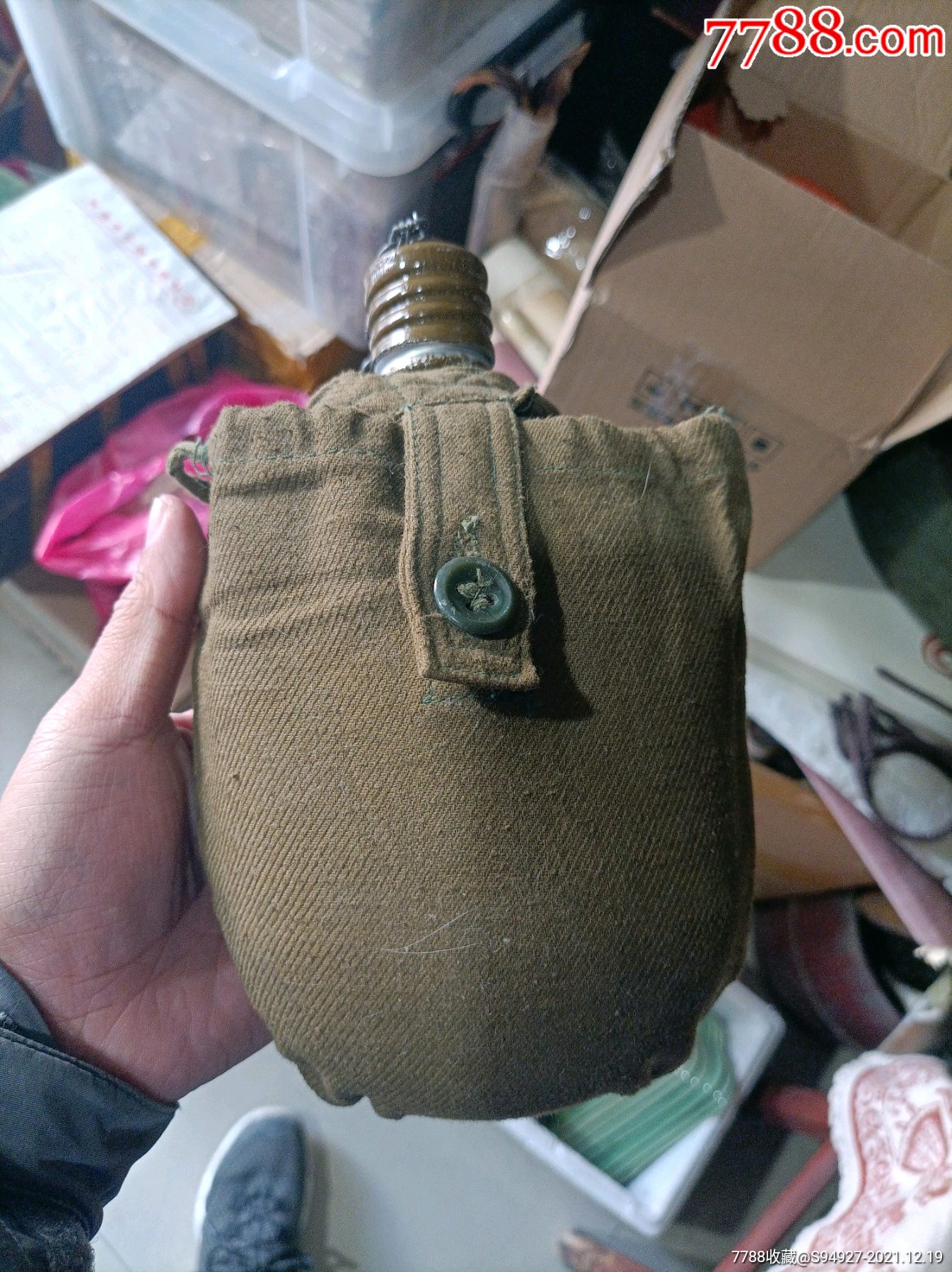 日本军用水壶_水壶/壶类_图片欣赏_收藏价值_7788年历卡