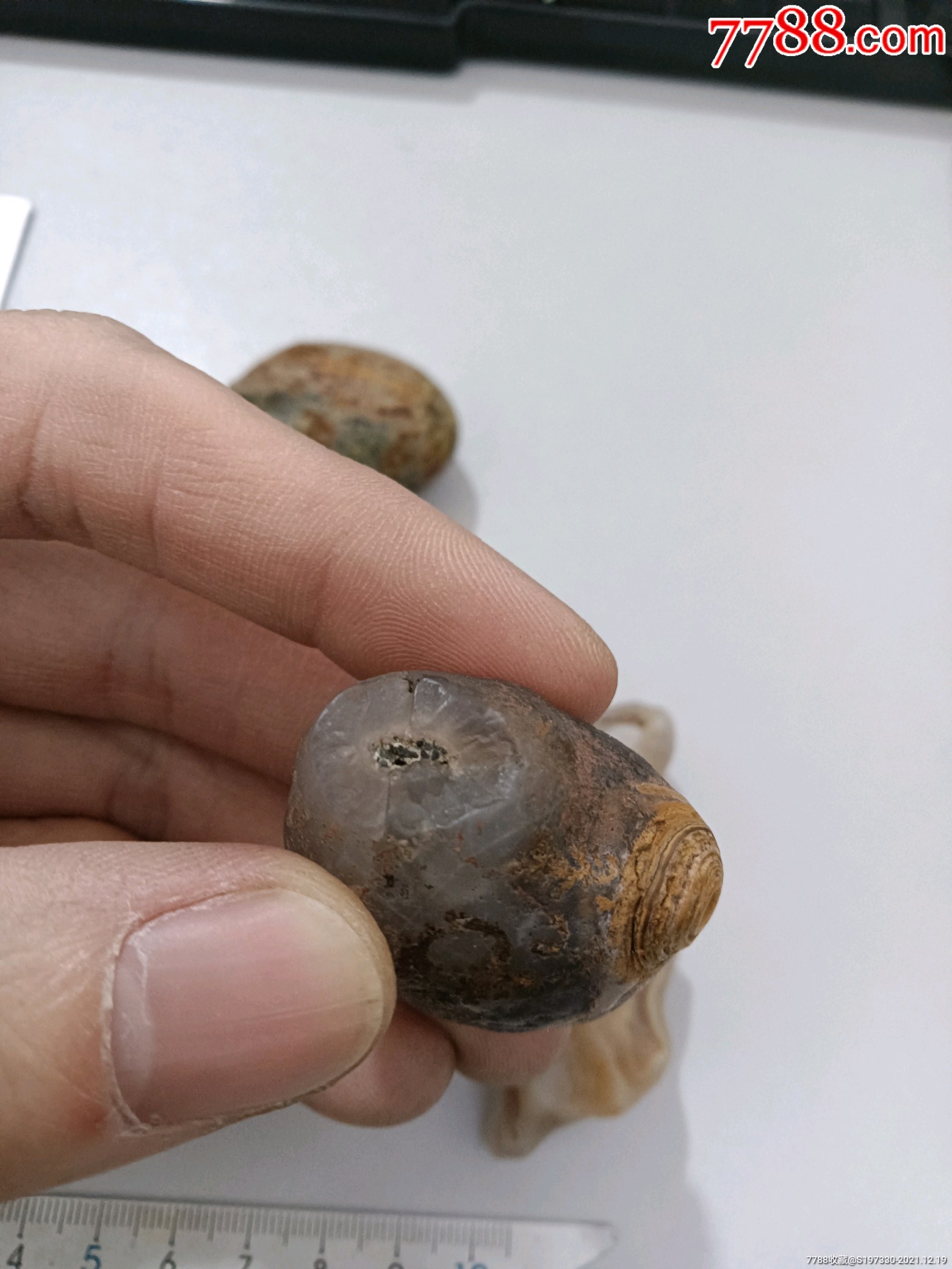 戈壁石外蒙地表眼睛石