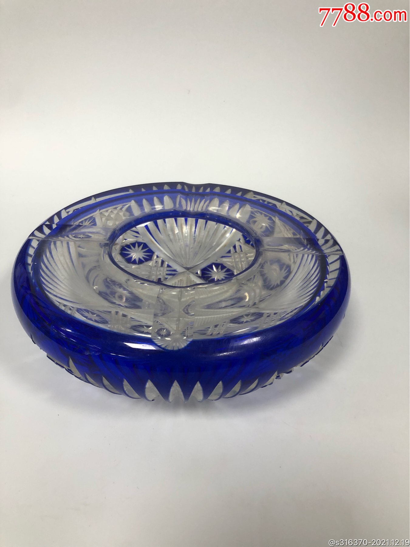 日本回流切子烟灰缸