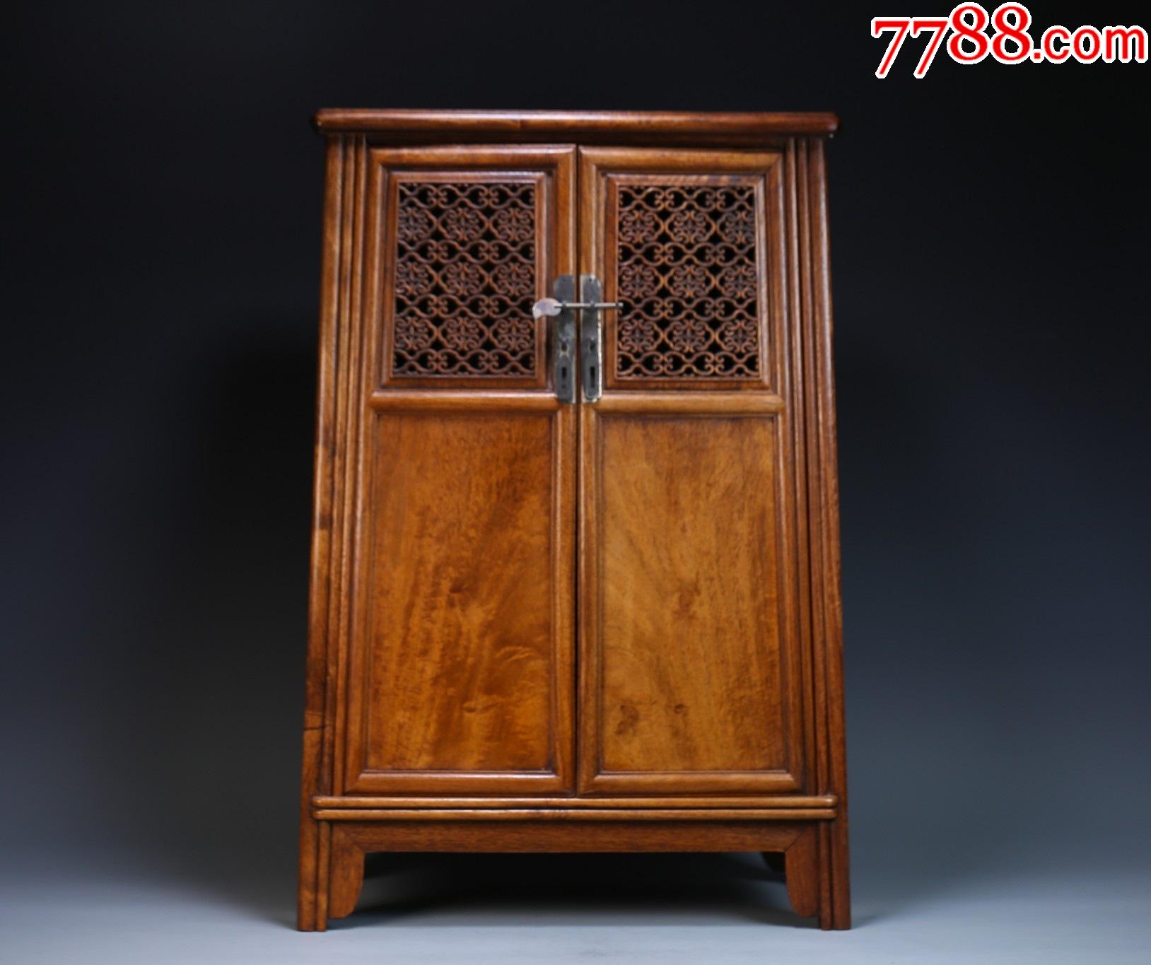 5品99黄花梨镶贝壳鞋柜子,￥43,0009