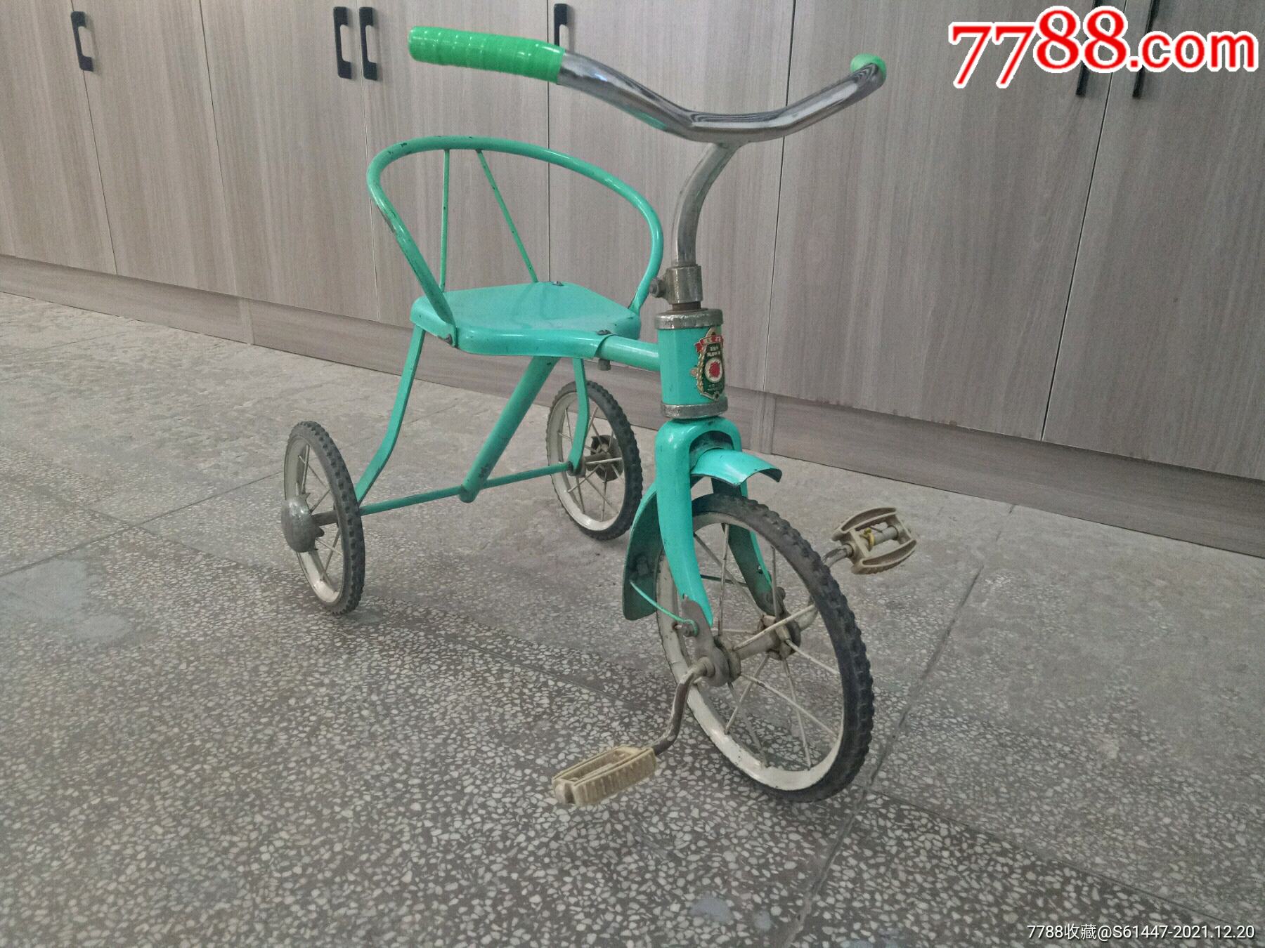怀旧上海产红花牌儿童三轮车