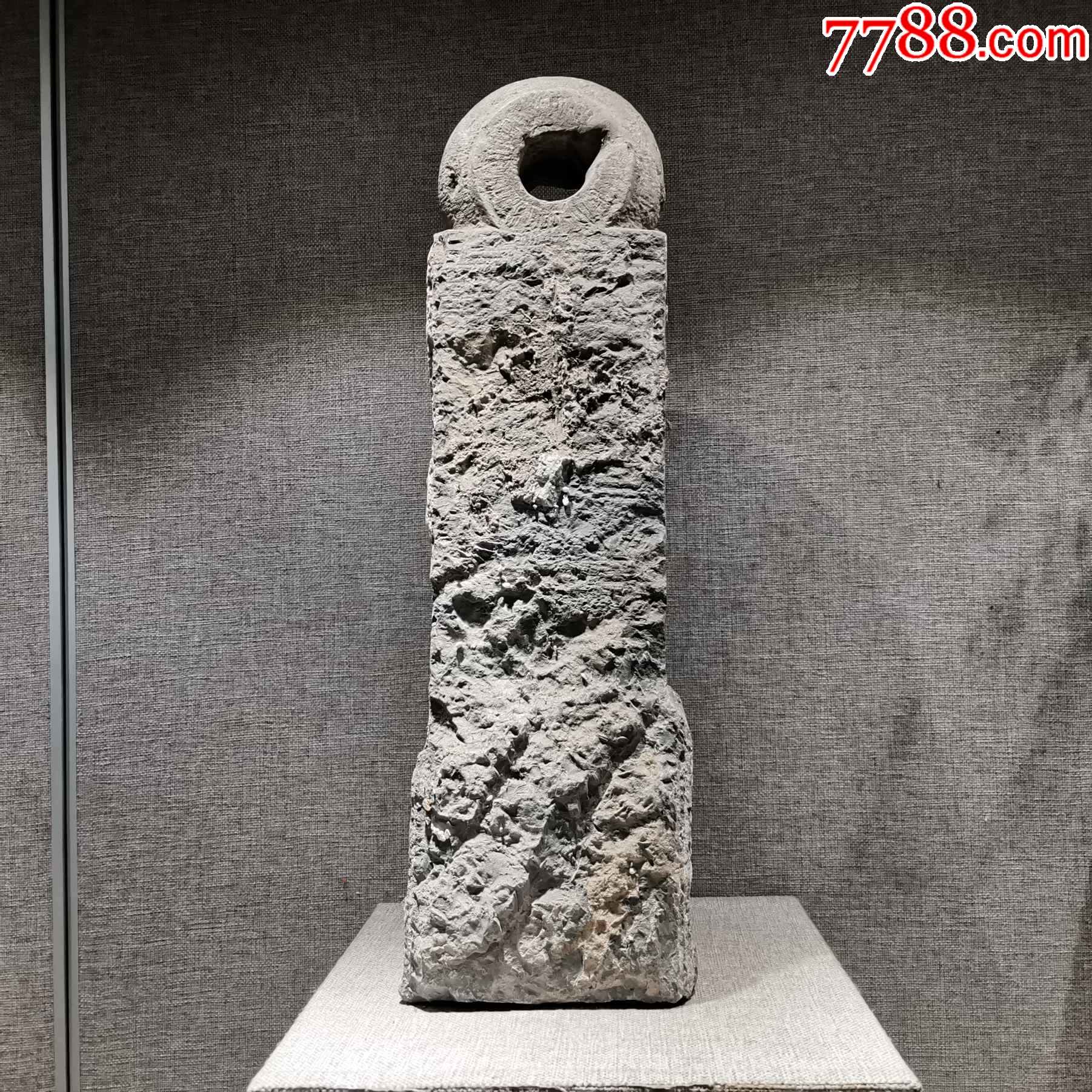 老石器古玩摆件收藏清代老民俗用品栓牲口石头柱子包老保真陈列品