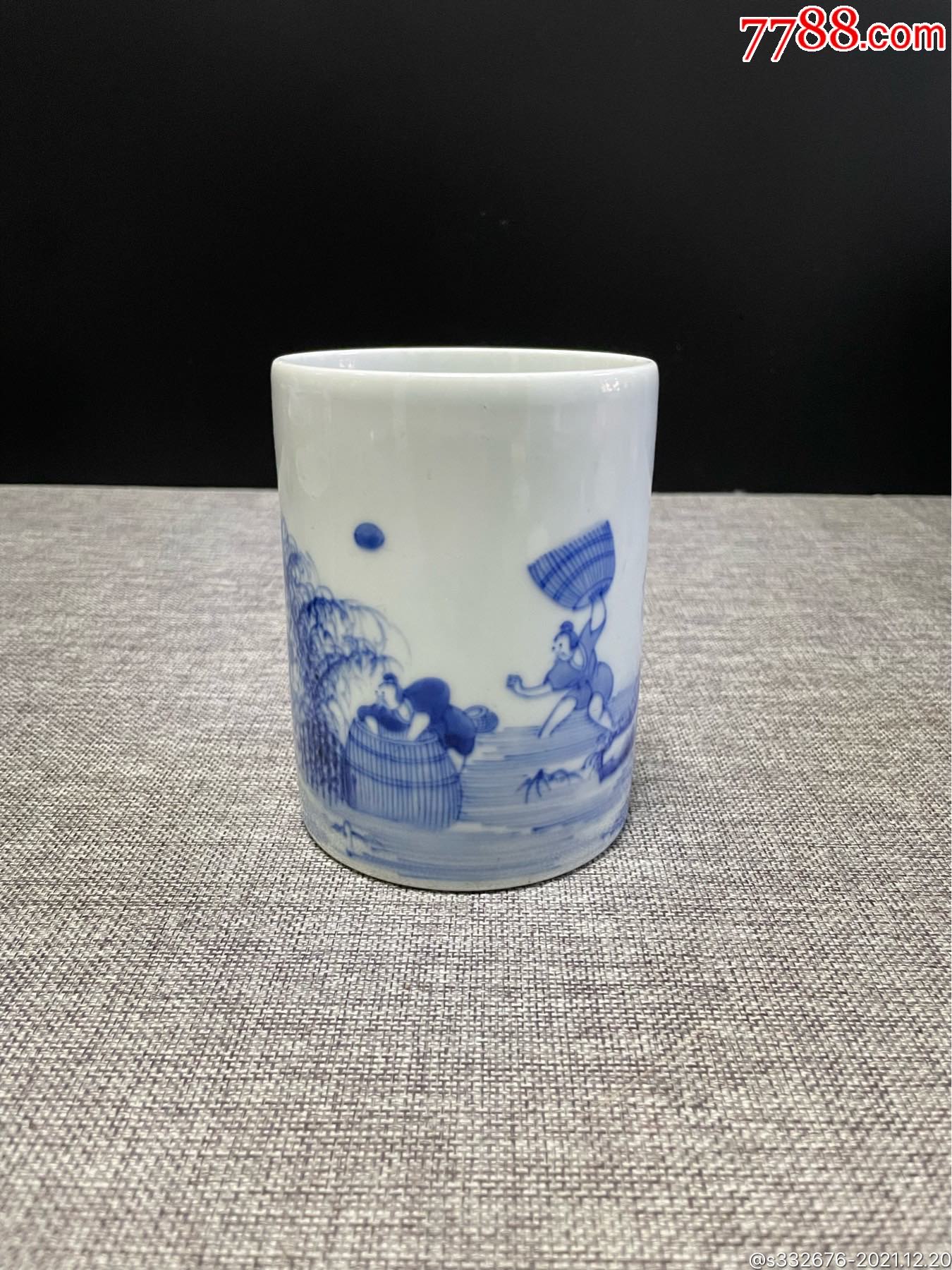 康熙:青花人物笔筒_价格6000元_第1张_7788商城__七七八八商品交易