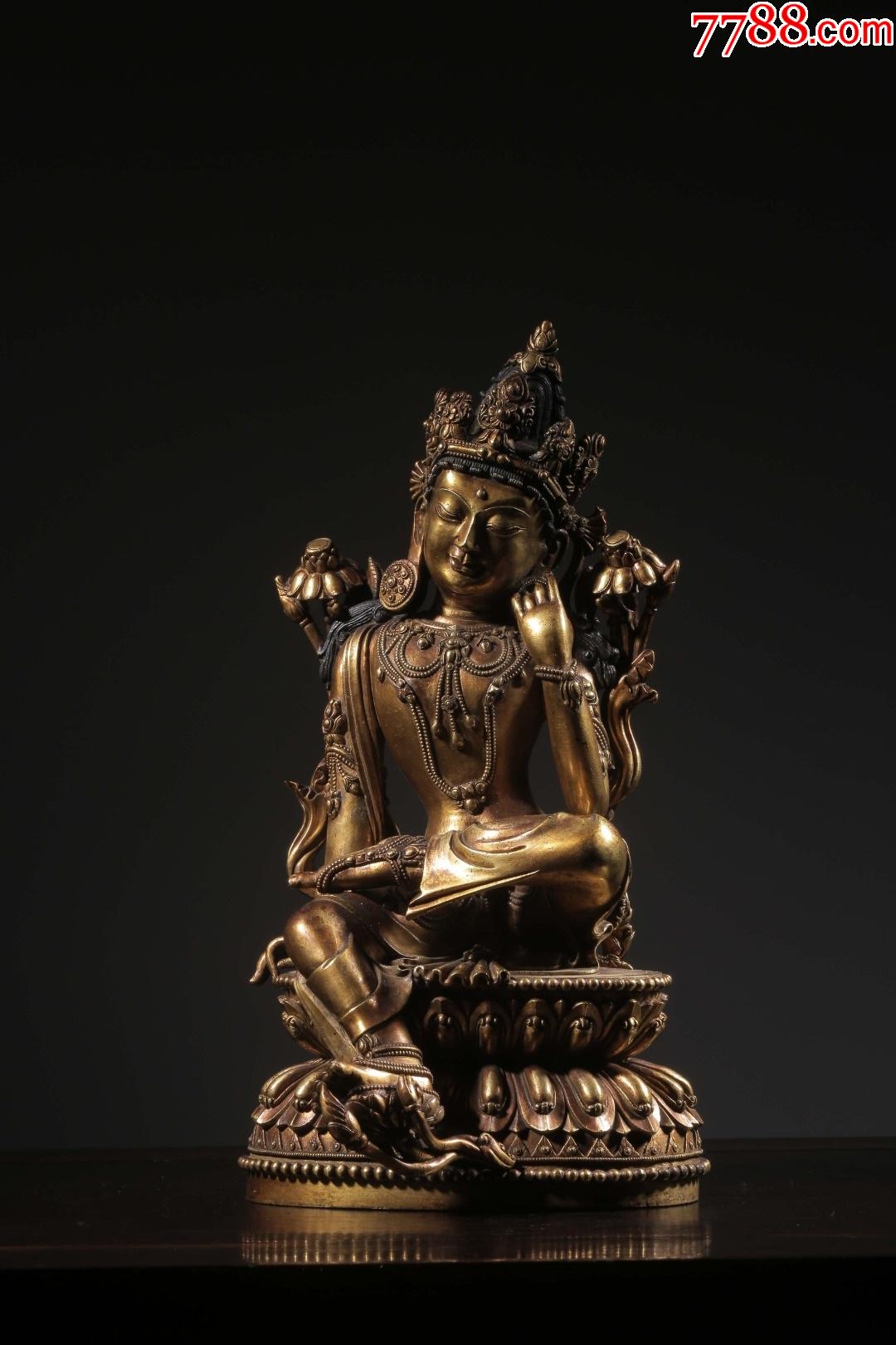 铜鎏金度母坐像_价格68888元_第1张_7788收藏__收藏热线