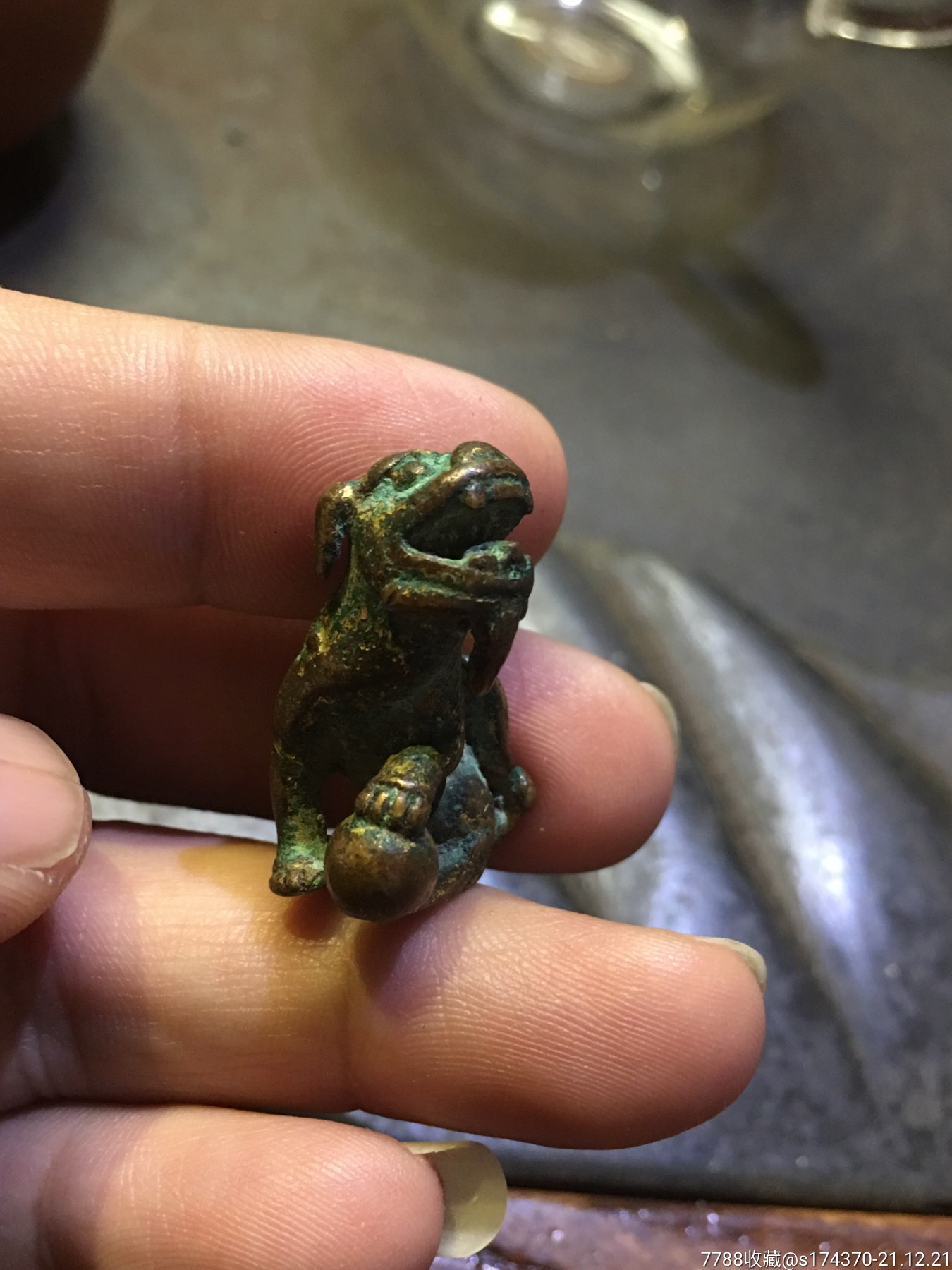 宋元时期镏金铜狮子